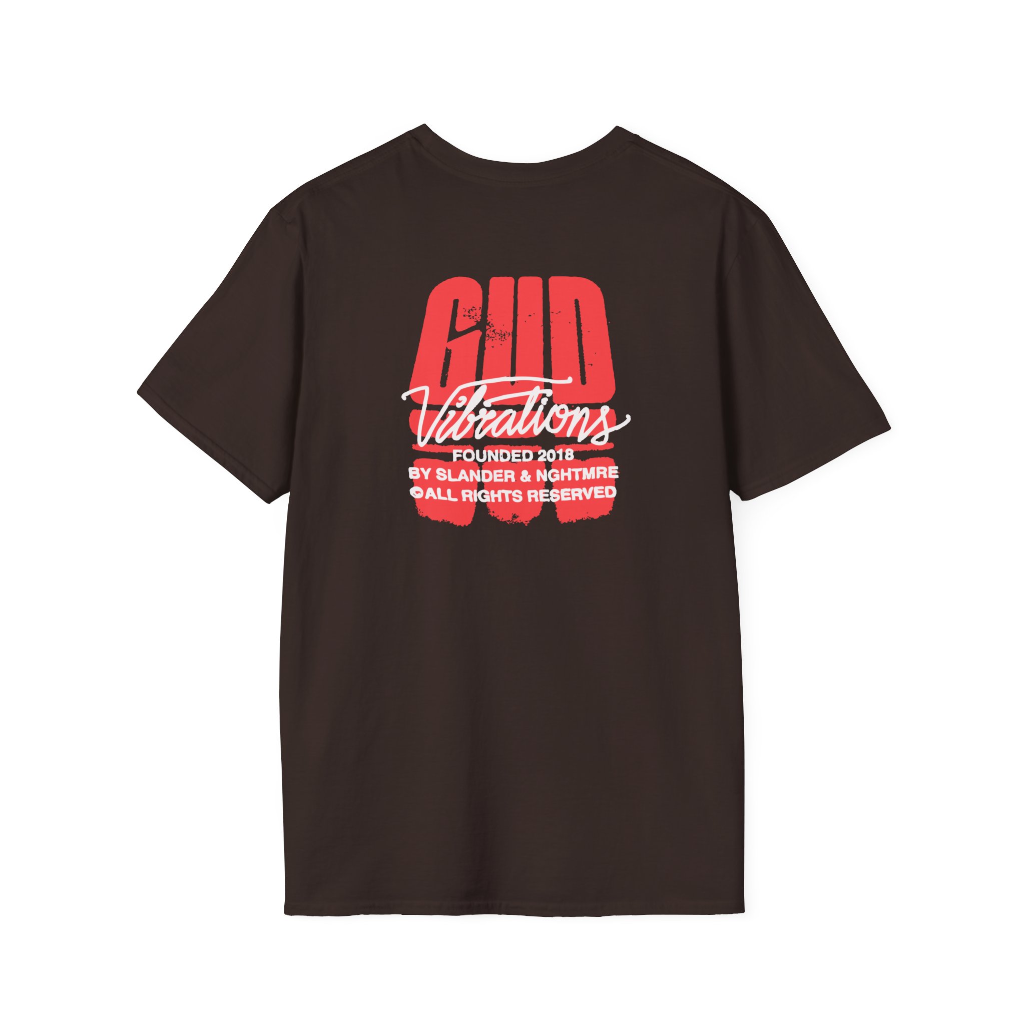 Slander Gud Vibrations Graffiti Unisex Softstyle T-Shirt - Image 4