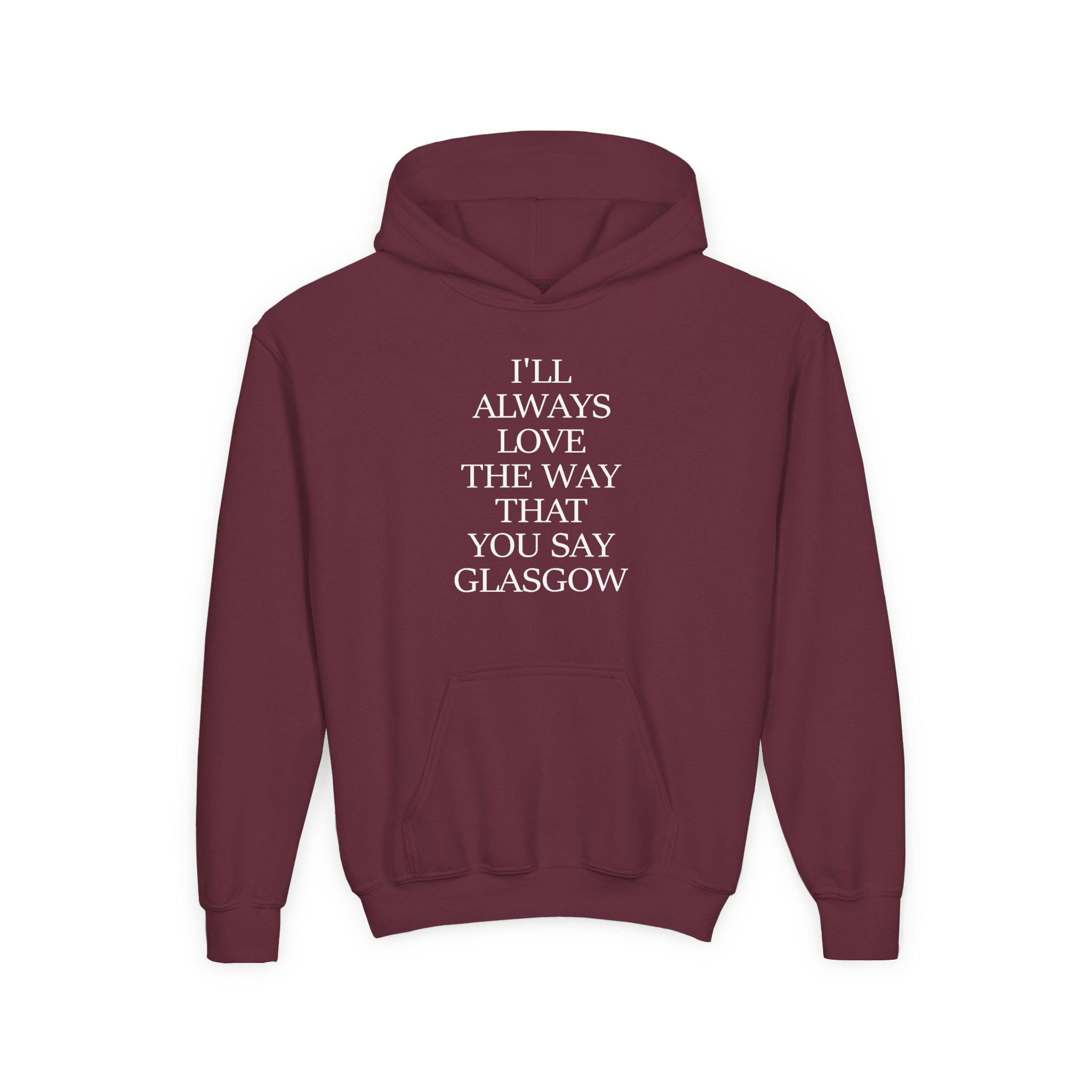 The Snuts I'll Always Love the Way That You Say Glasgow Youth Heavy Blend Hooded Sweatshirt - Image 3