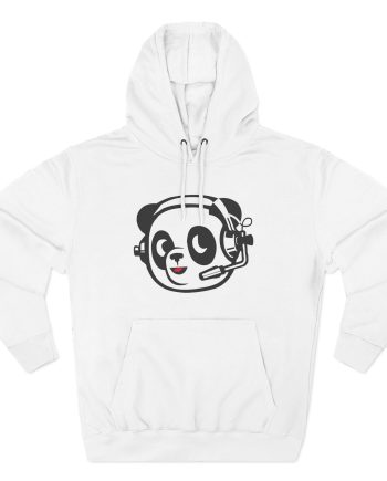 Dude Perfect John Panda Headset Three-Panel Fleece Hoodie