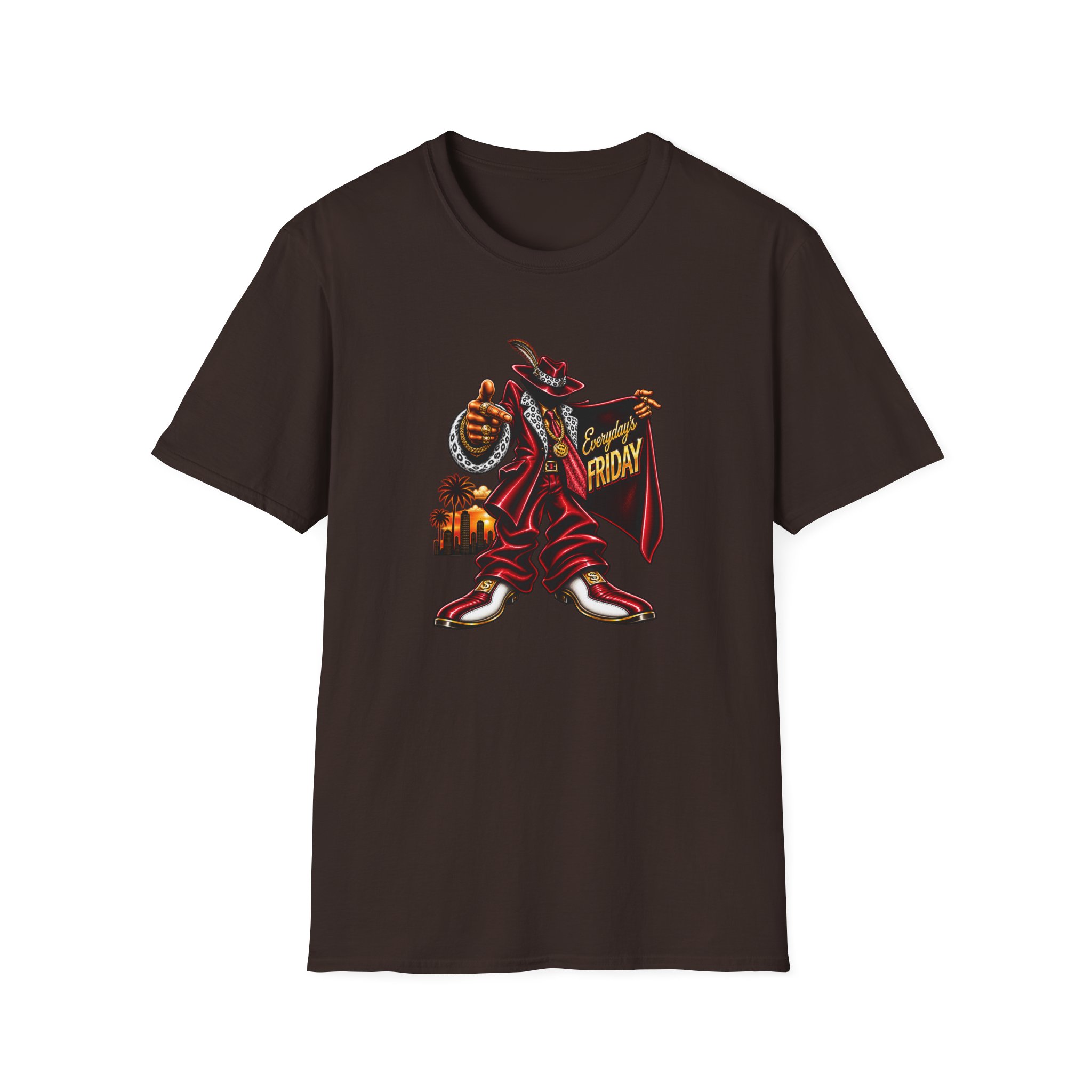 Ice Cube Pimp Unisex Softstyle T-Shirt - Image 3