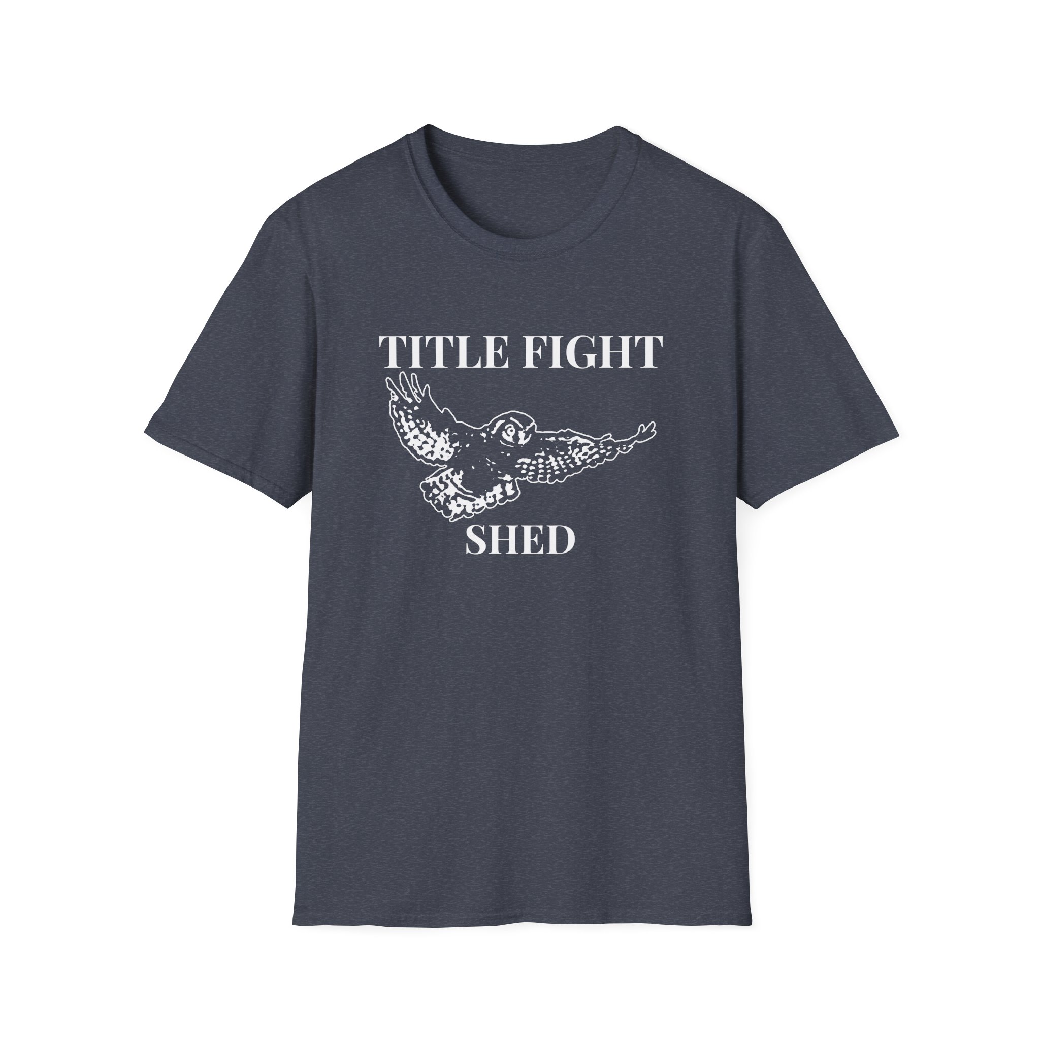 Cold Cuts Title Fight Shed Owl Unisex Softstyle T-Shirt - Image 21