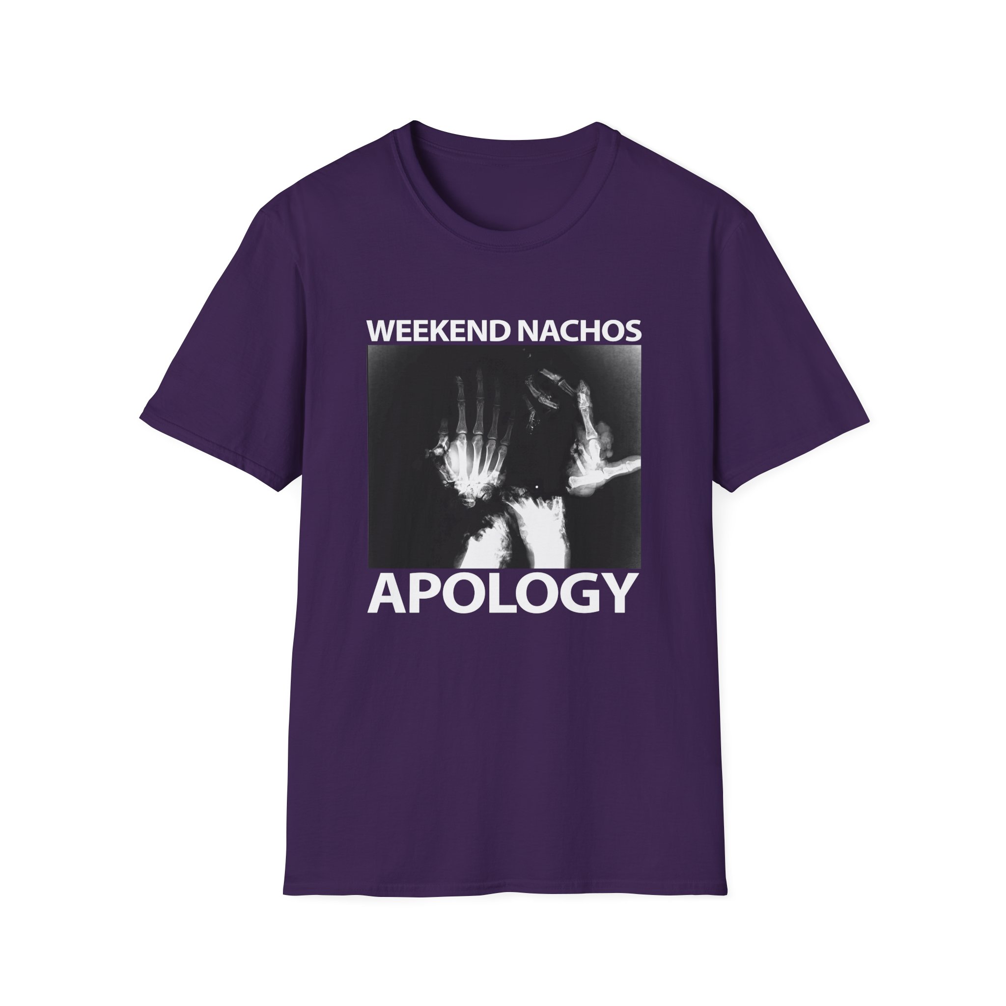 Weekend Nachos Apology Unisex Softstyle T-Shirt - Image 25