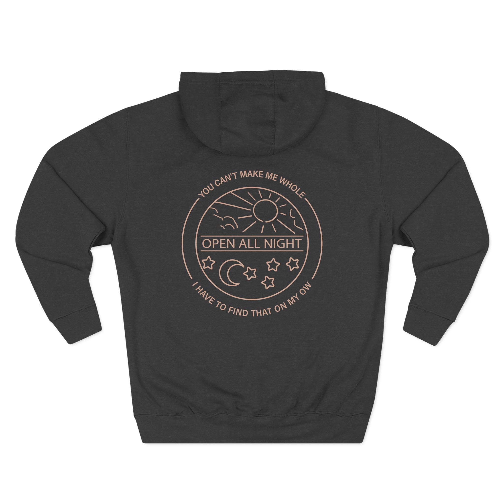 Brian Fallon Open All Night Three-Panel Fleece Hoodie - Image 4