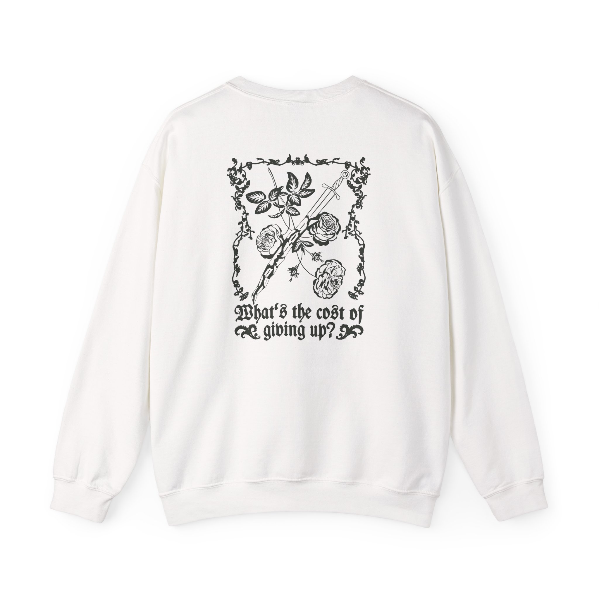 Poppy Cost Of Giving Up Unisex Heavy Blend™ Crewneck Sweatshirt - Image 2