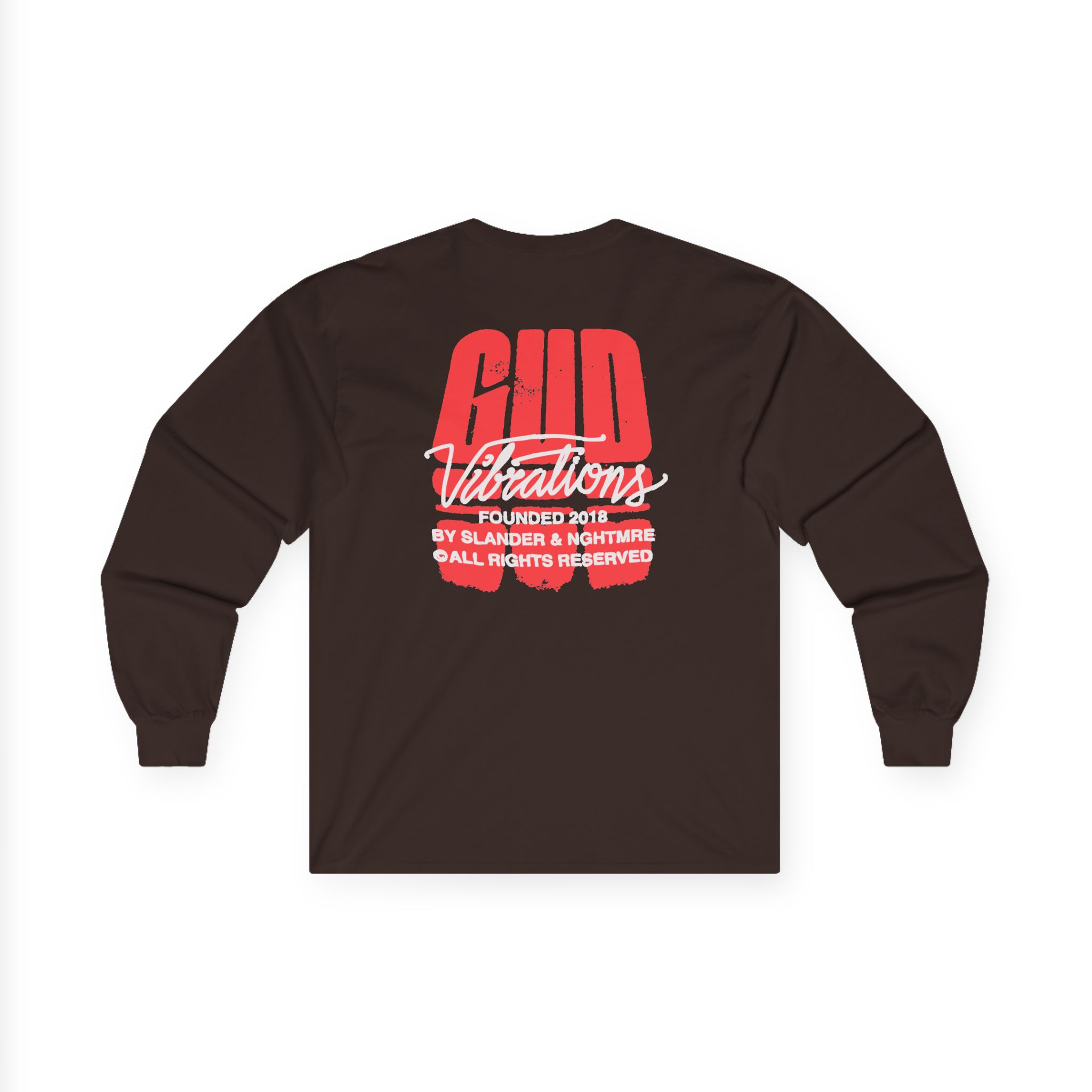 Slander Gud Vibrations Graffiti Unisex Ultra Cotton Long Sleeve Tee - Image 4