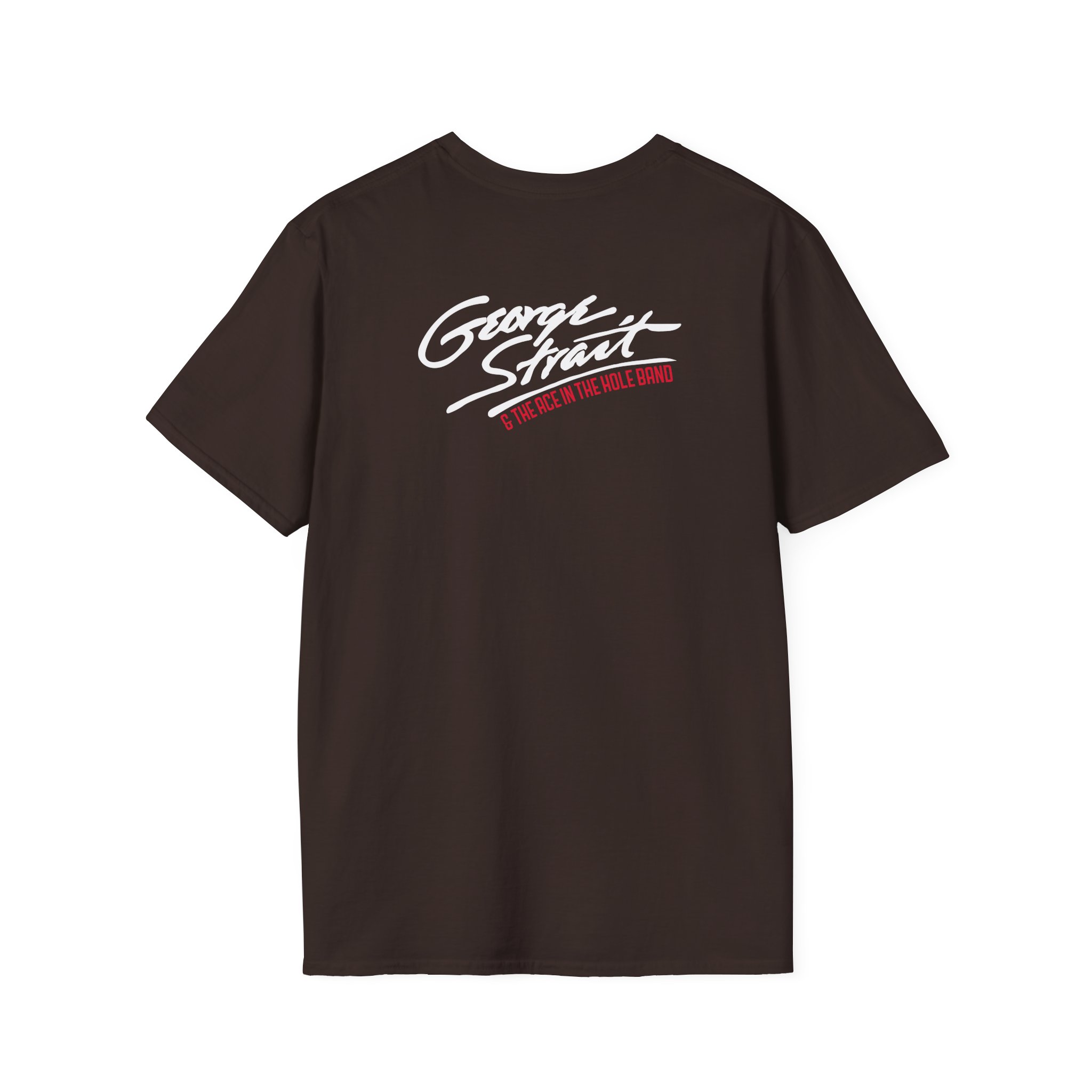 George Strait Satin Unisex Softstyle T-Shirt - Image 4