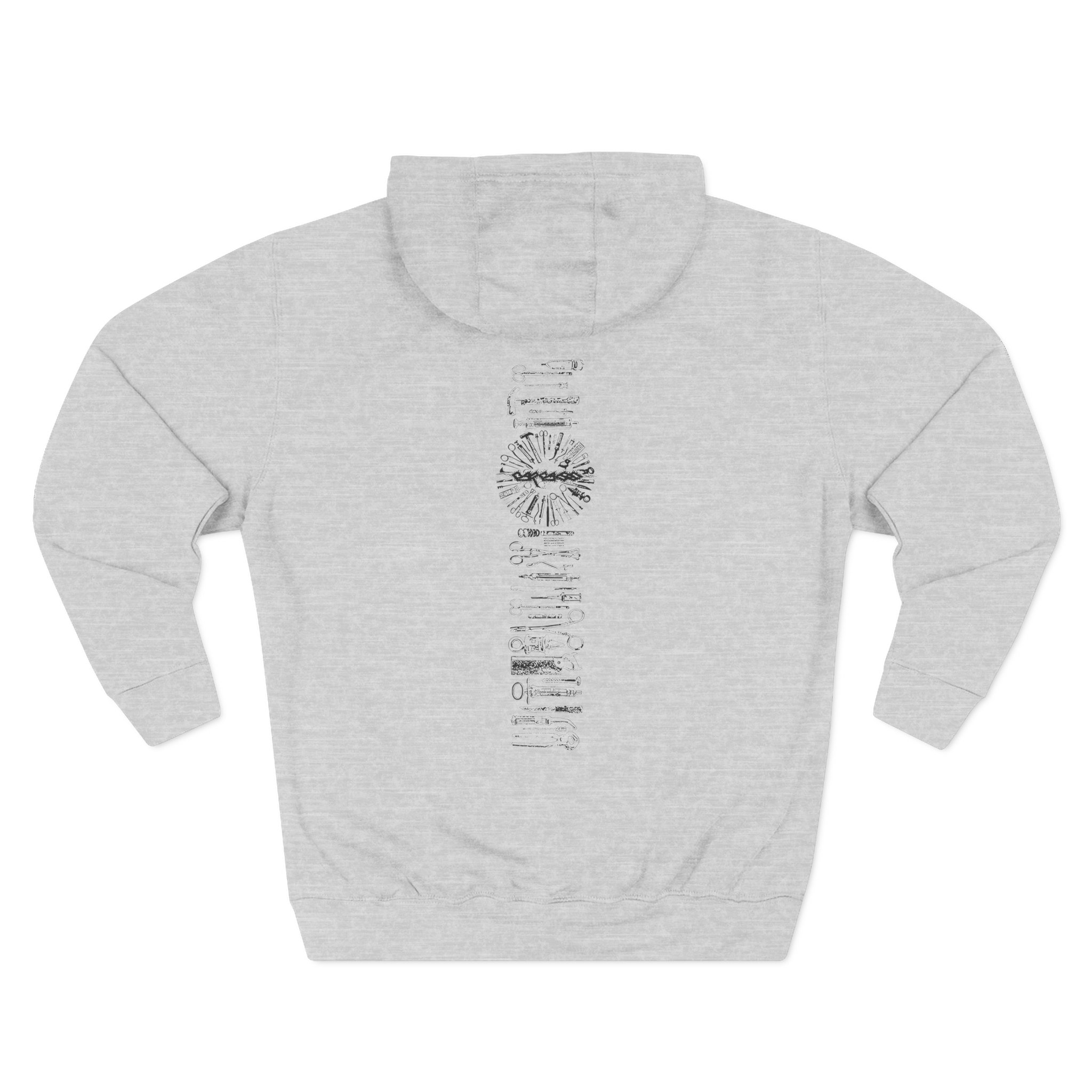 Carcass Three-Panel Fleece Hoodie - Image 4