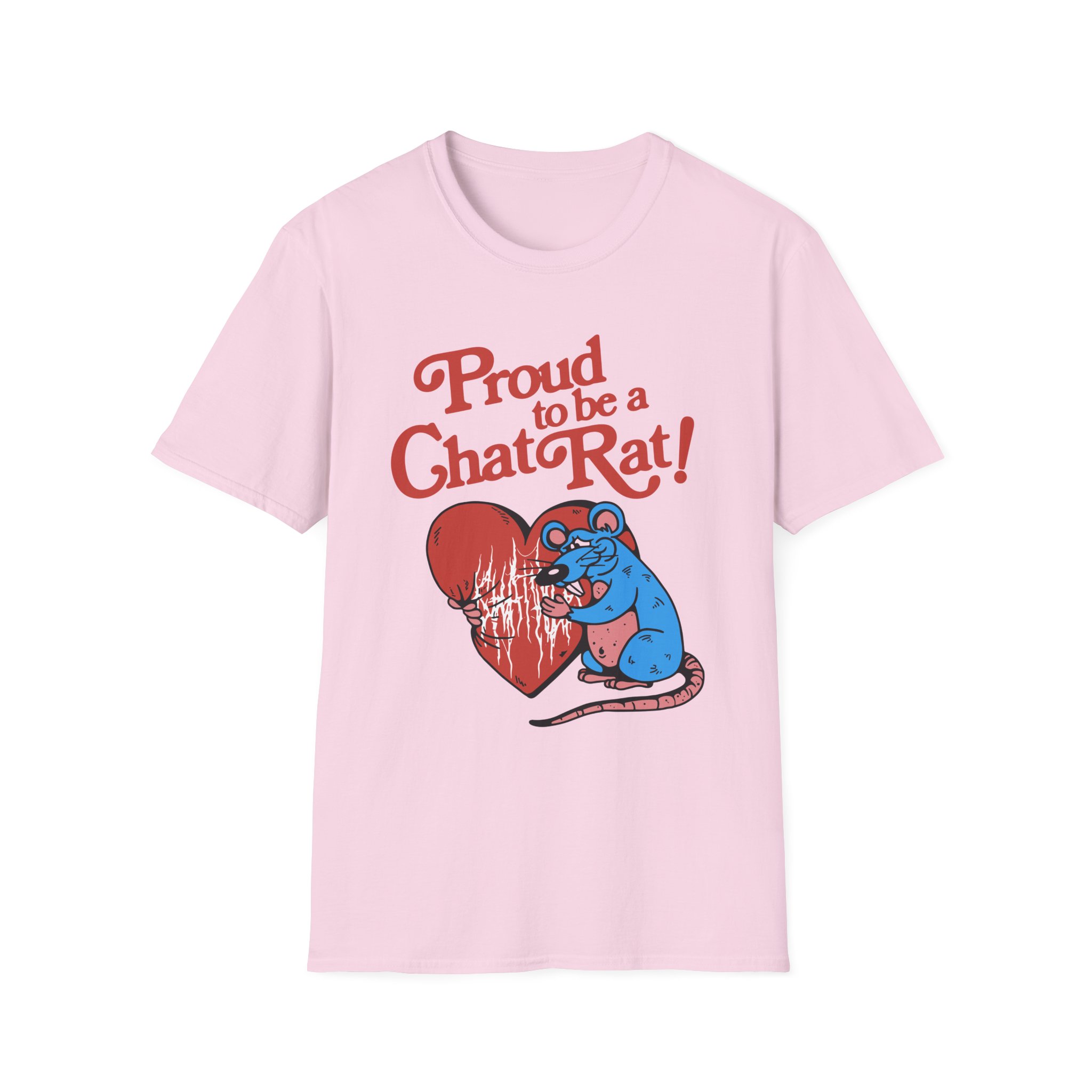 Chat Pile Chat Rat Unisex Softstyle T-shirt - Image 17