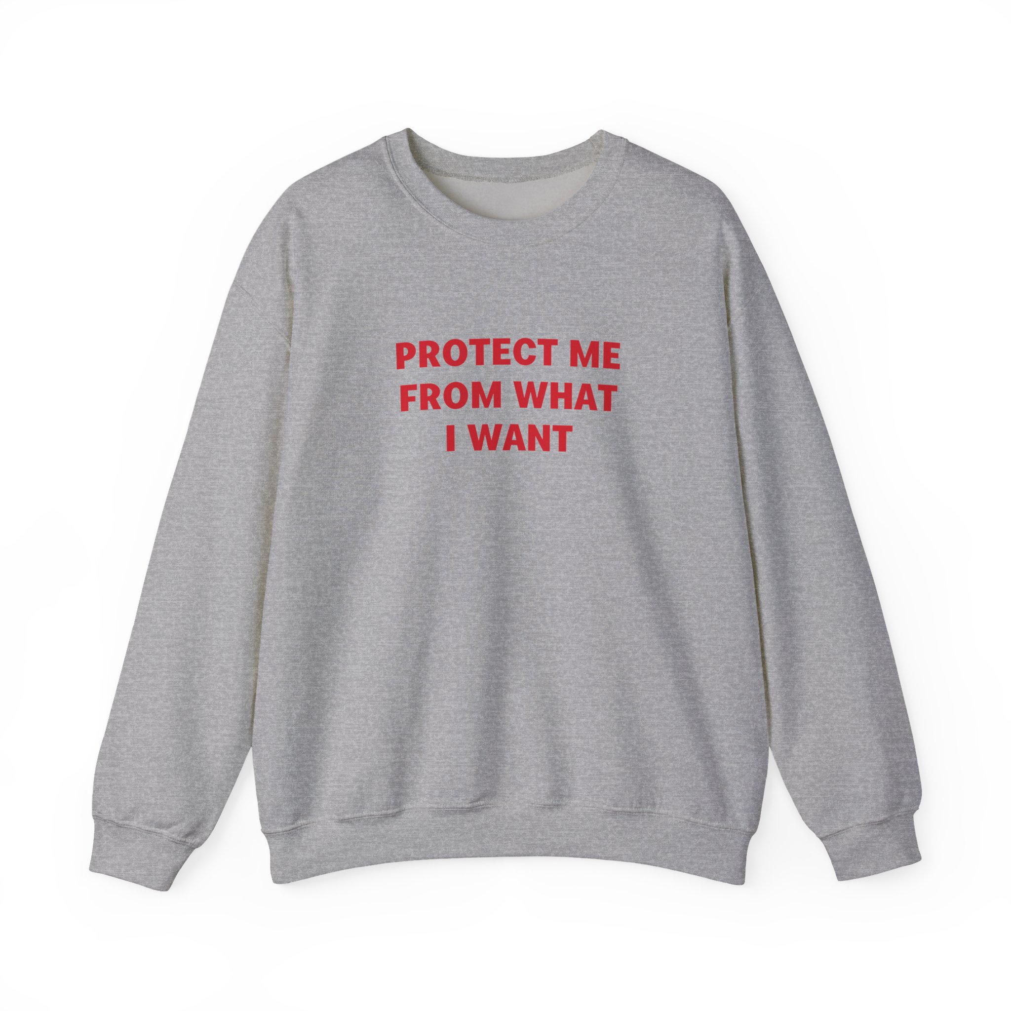 Jenny Holzer Protect Me From What I Want Unisex Heavy Blend™ Crewneck Sweatshirt - Image 9