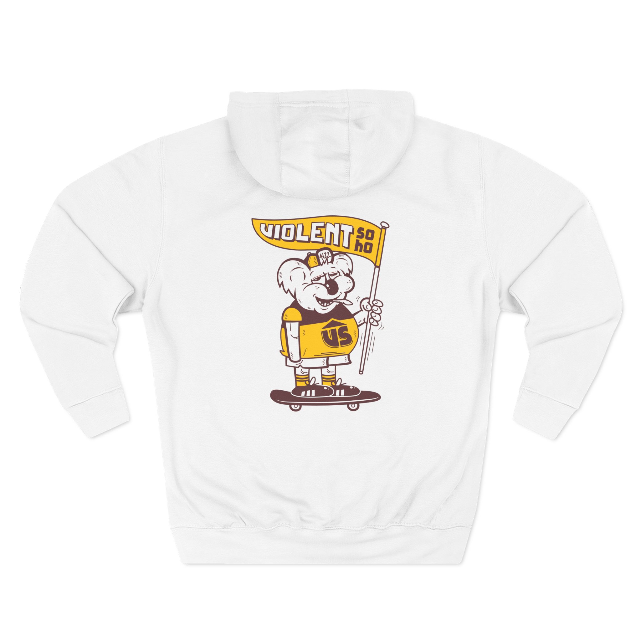 Violent Soho Brisbane Bears Three-Panel Fleece Hoodie - Image 2