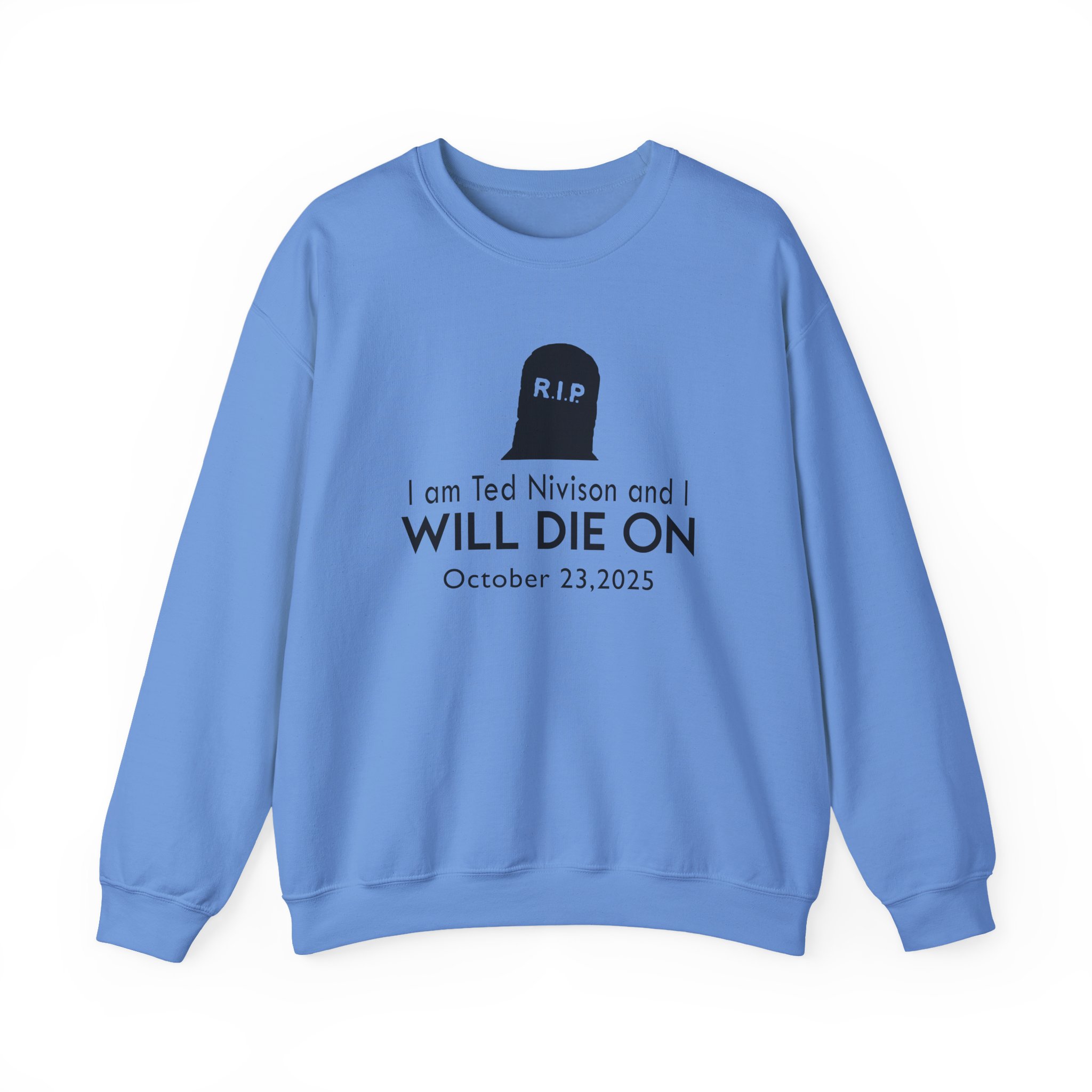 Jschlatt I Am Ted Nivison and I Will Die on Unisex Heavy Blend™ Crewneck Sweatshirt - Image 13