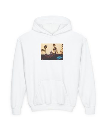 Youth The Eagles Hotel California Heavy Blend Hooded Sweatshirt