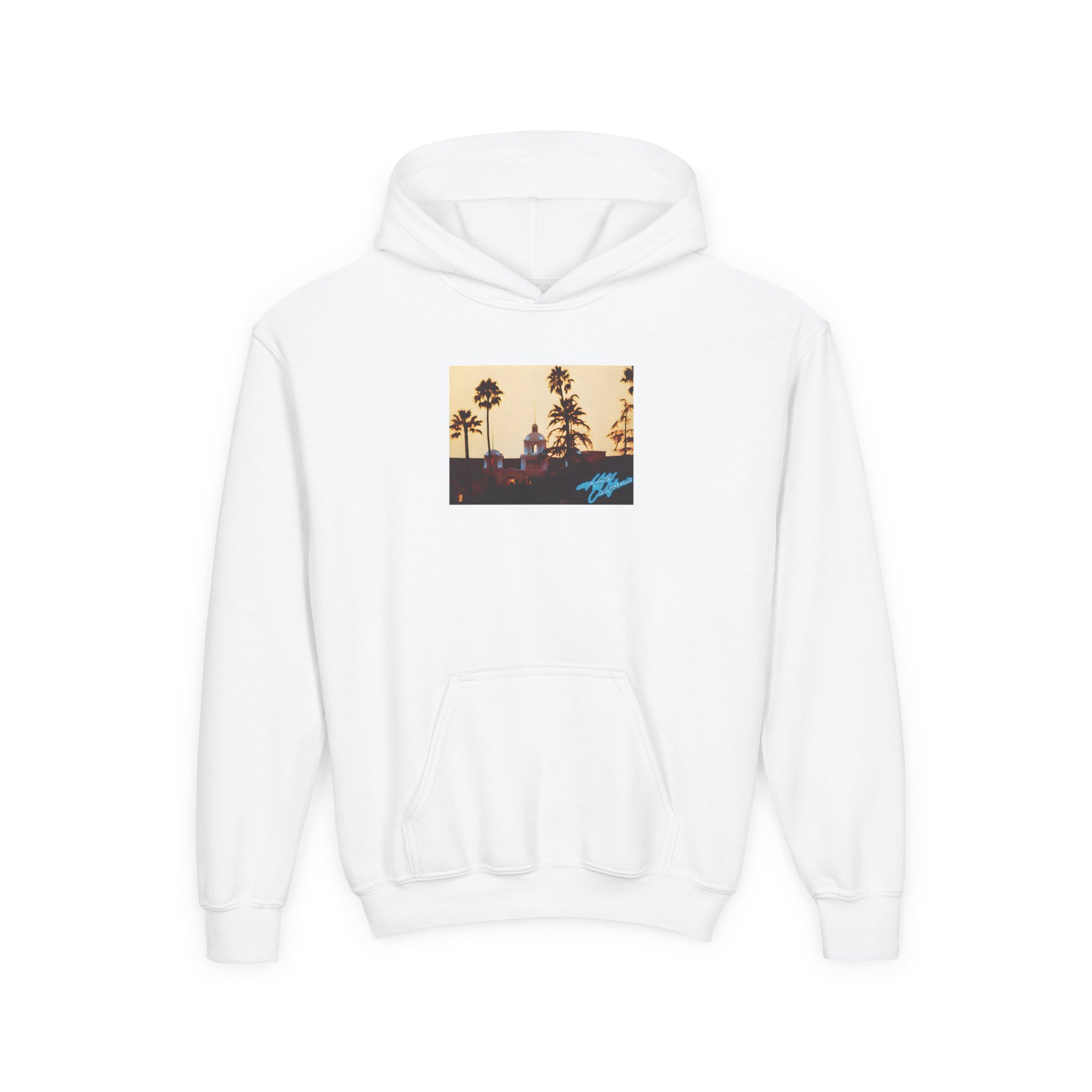Youth The Eagles Hotel California Heavy Blend Hooded Sweatshirt