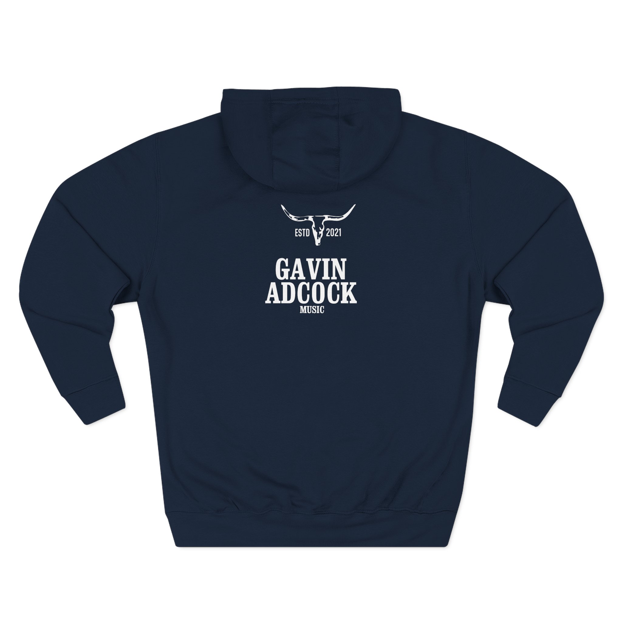 Gavin Adcock a Cigarette Black Photo Three-Panel Fleece Hoodie - Image 4
