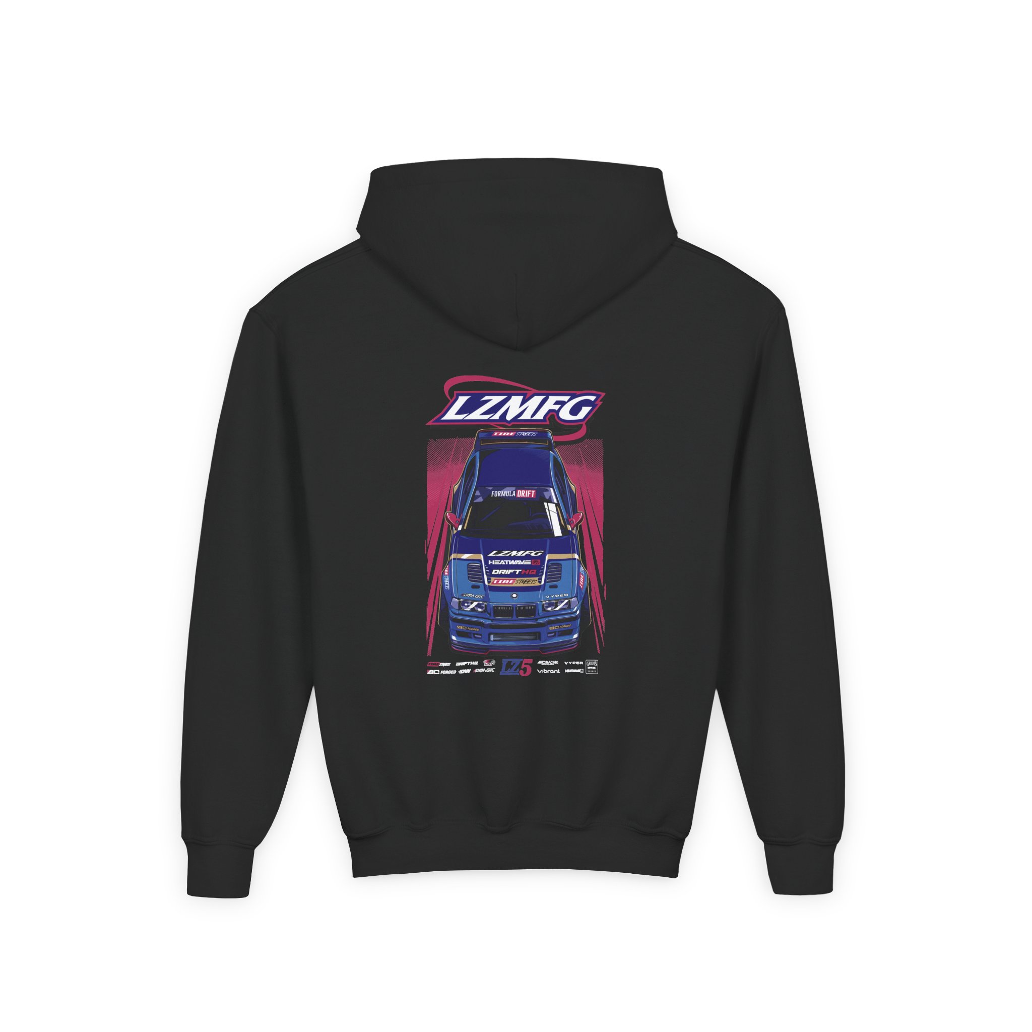 Adam LZ Youth 2025 E36 Team Youth Heavy Blend Hooded Sweatshirt - Image 2