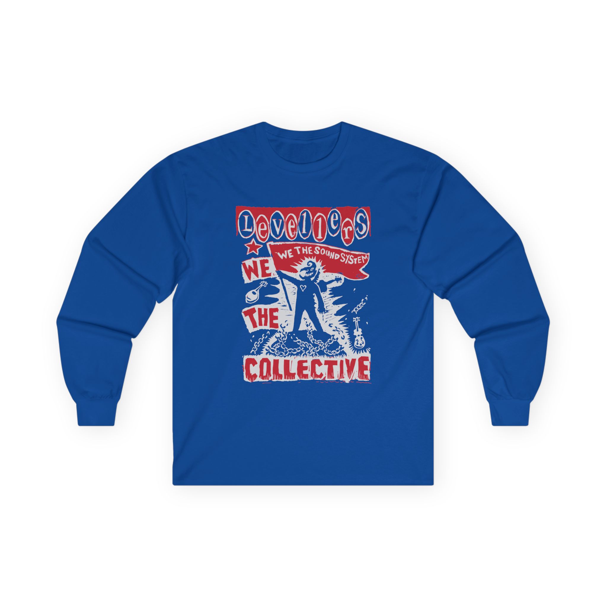 Levellers 2025 March We the Collective Tour Unisex Ultra Cotton Long Sleeve Tee - Image 7