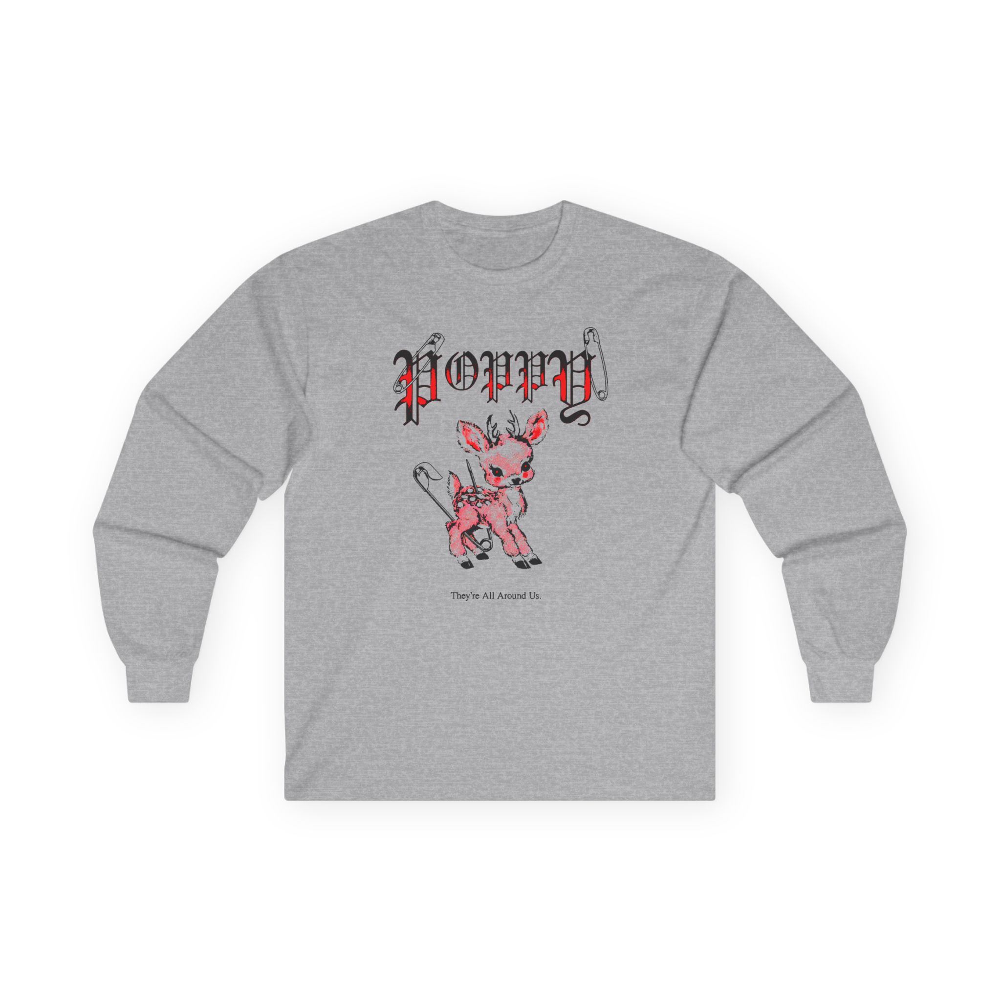 Poppy Deer Unisex Ultra Cotton Long Sleeve Tee - Image 5