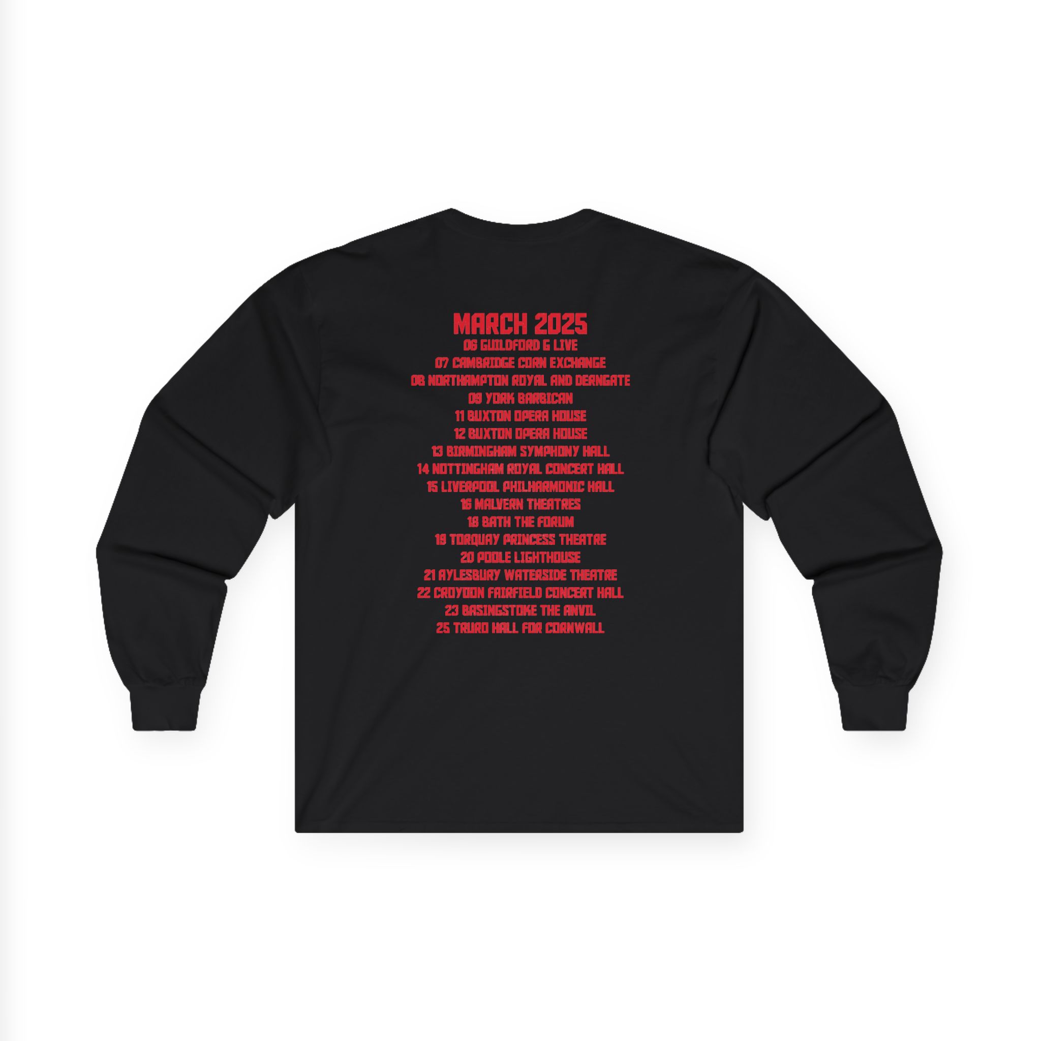 Levellers 2025 March We the Collective Tour Unisex Ultra Cotton Long Sleeve Tee - Image 2