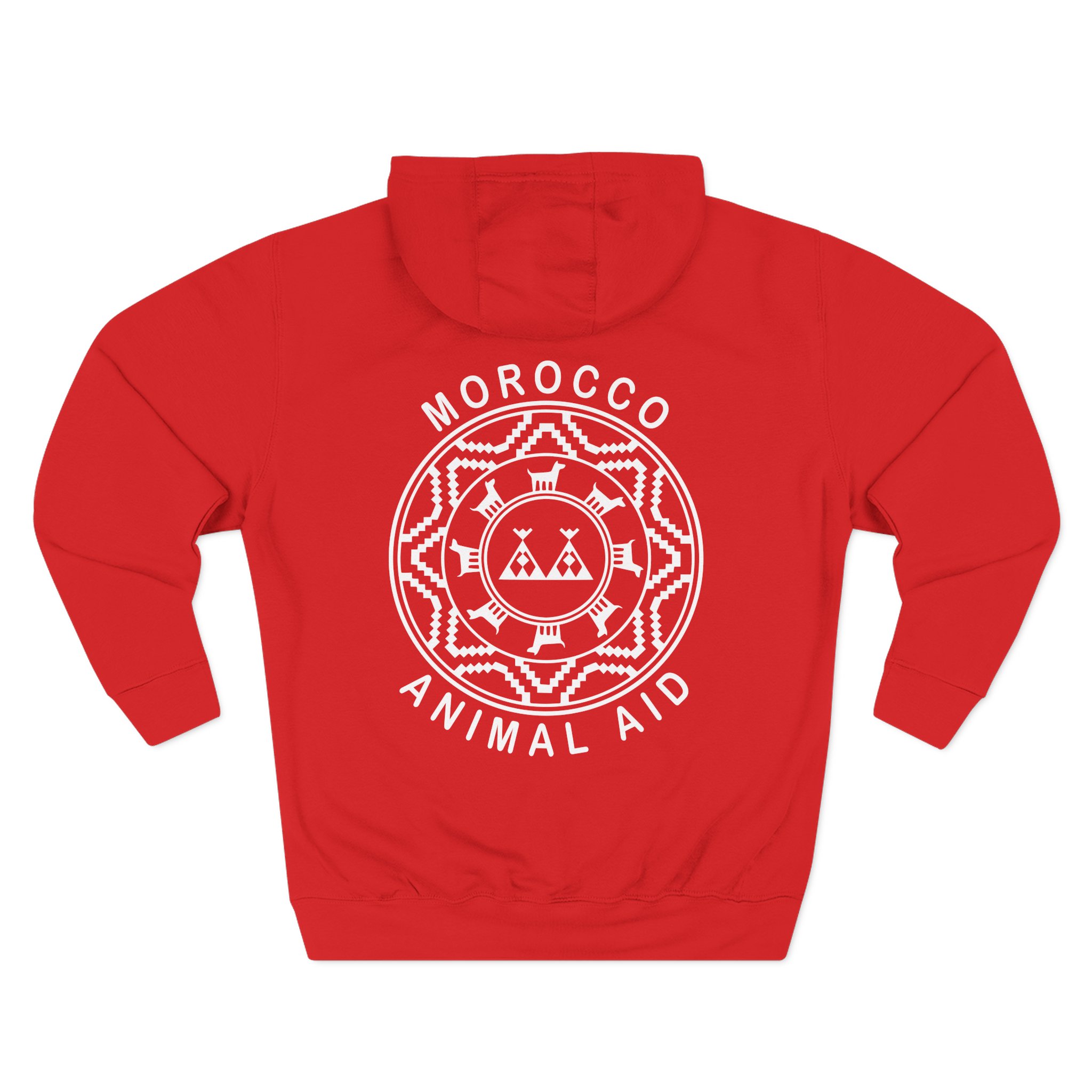 Kinging It Morocco Animal Aid Three-Panel Fleece Hoodie - Image 12