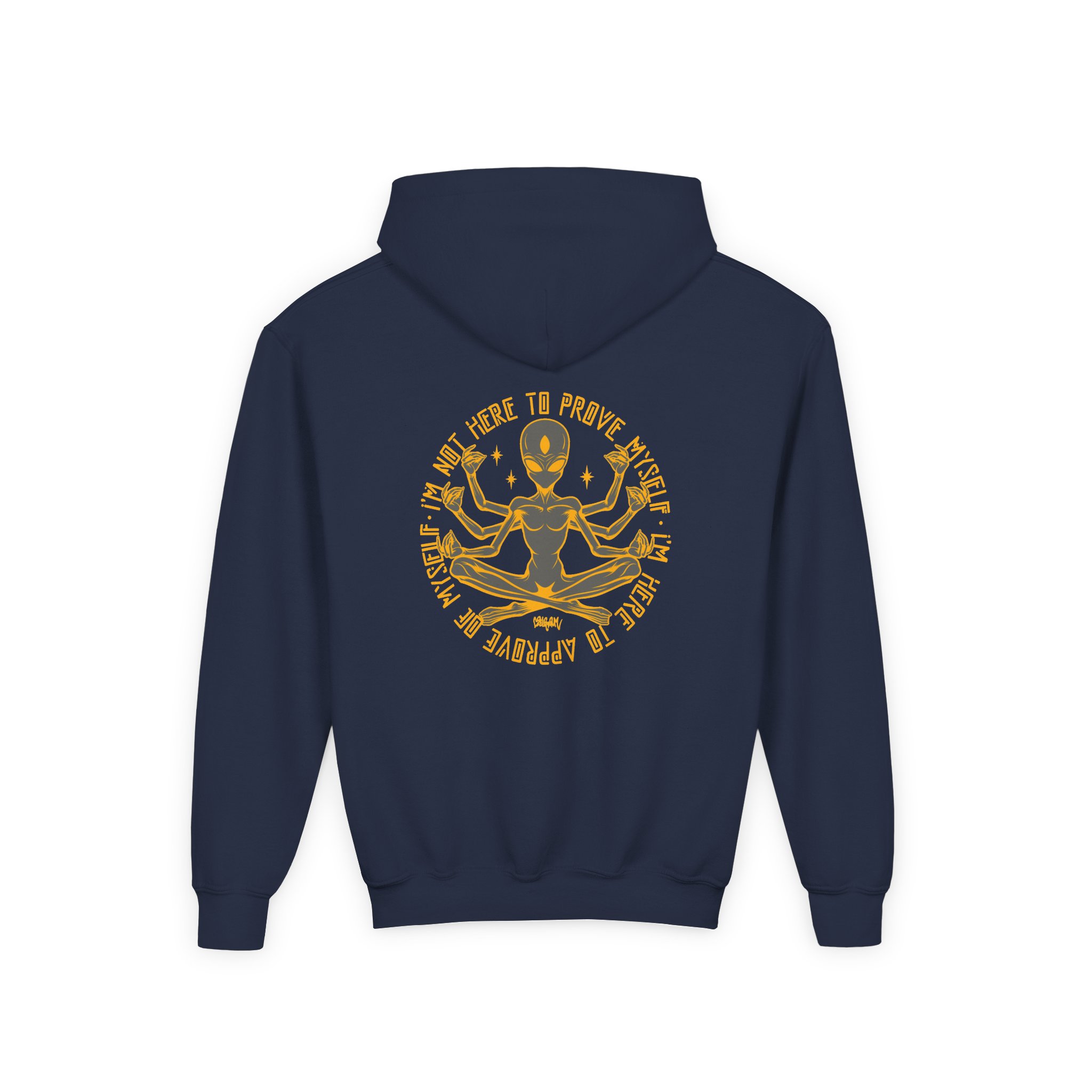 Lsdream Cosmic Upgrade Youth Heavy Blend Hooded Sweatshirt - Image 14