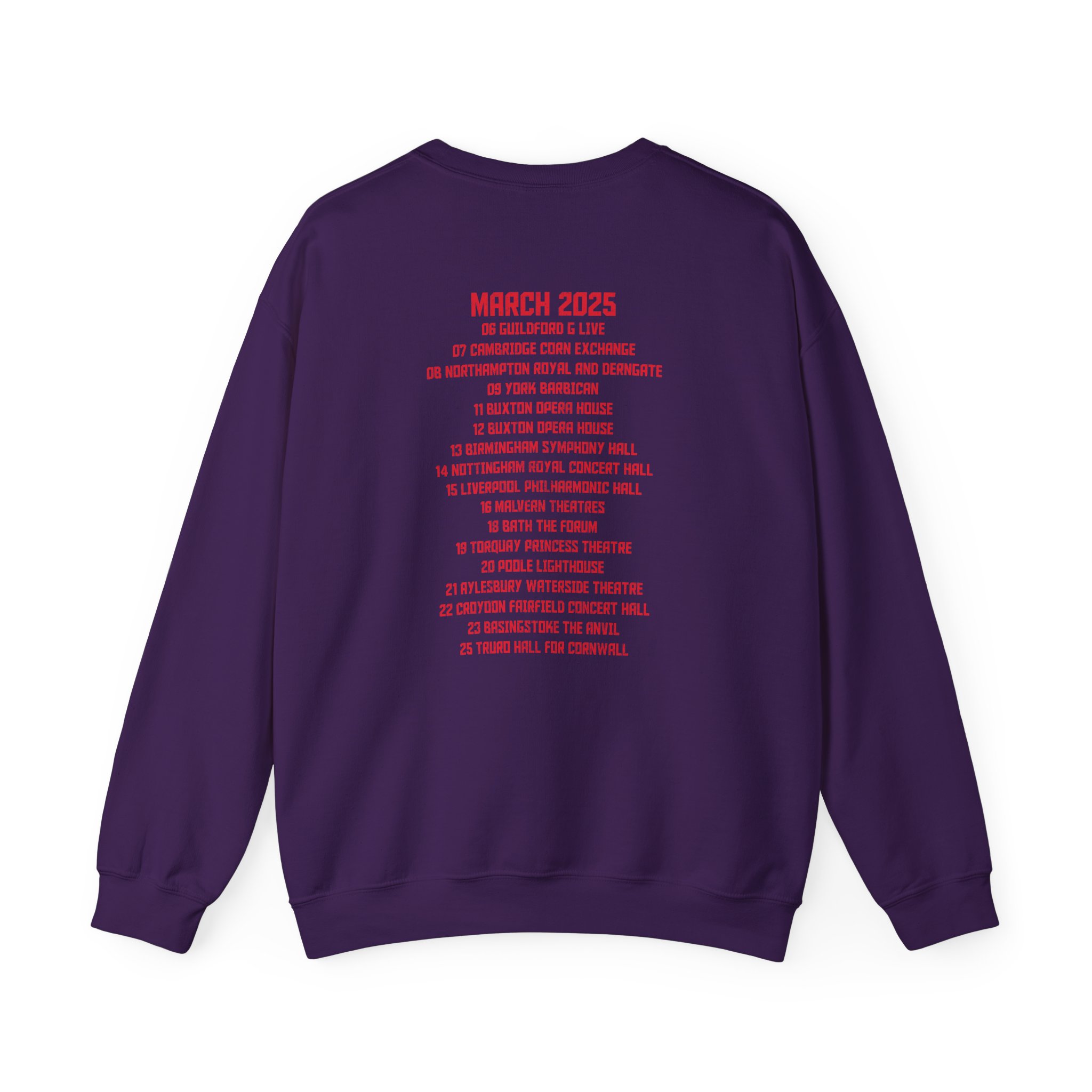Levellers 2025 March We the Collective Tour Unisex Heavy Blend™ Crewneck Sweatshirt - Image 14