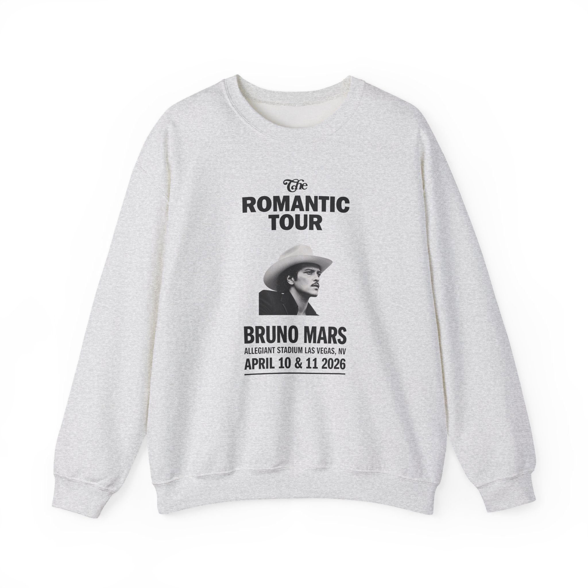 Bruno Mars Las Vegas the Romantic Unisex Heavy Blend™ Crewneck Sweatshirt - Image 3