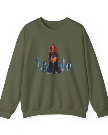 Mary J Blige City Unisex Heavy Blend™ Crewneck Sweatshirt