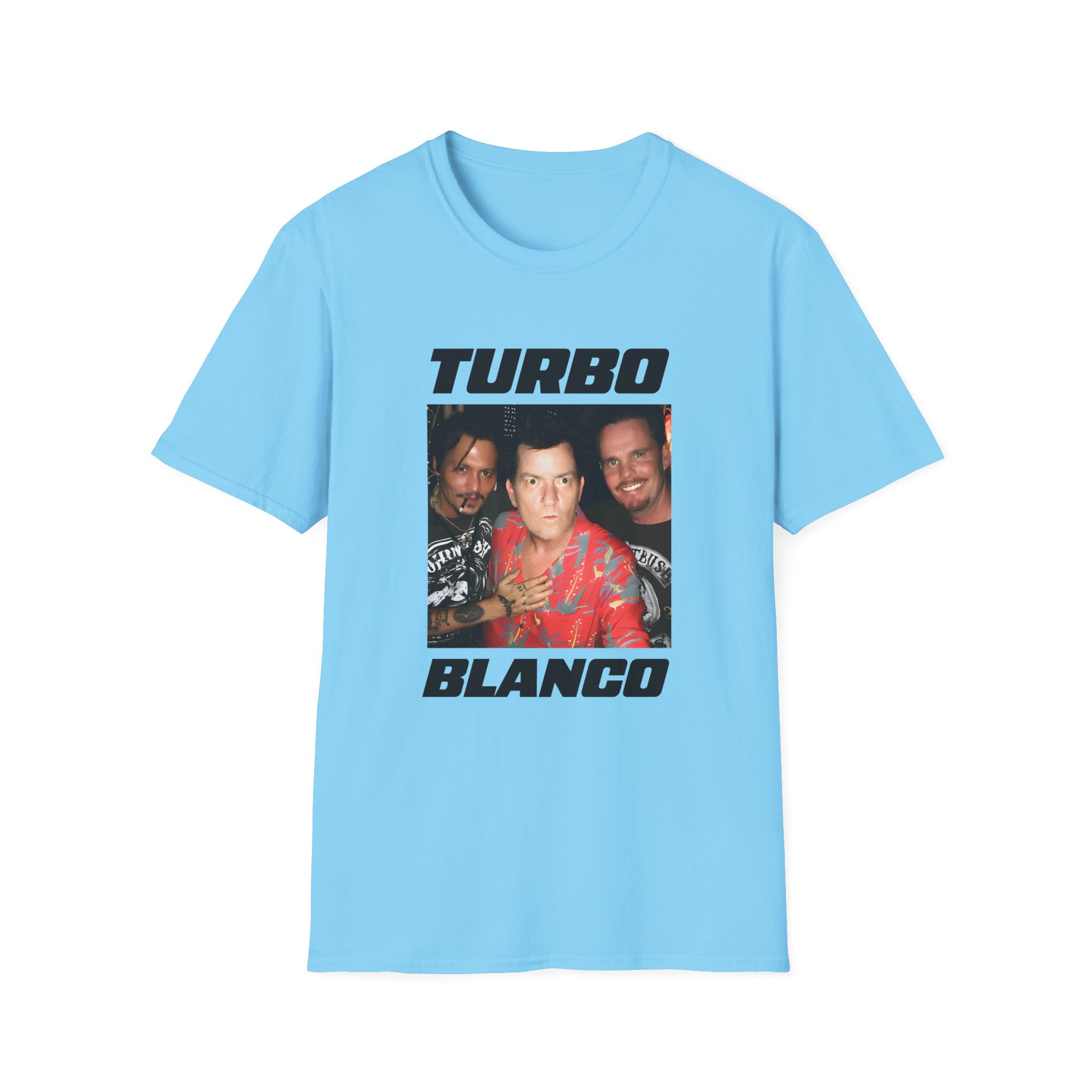 Chris Lorenzo Turbo Blanco Unisex Softstyle T-shirt - Image 19