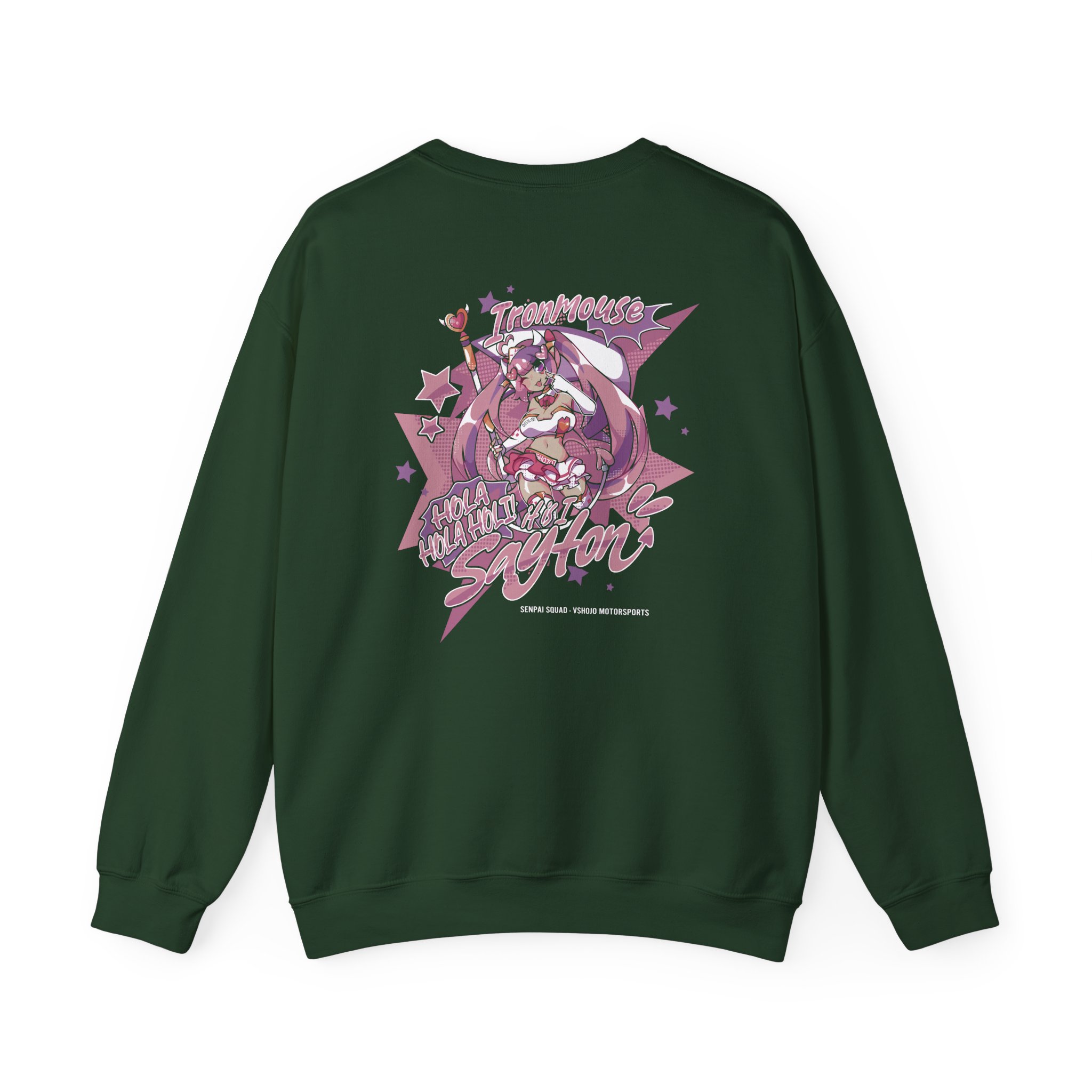 Ironmouse V2 Vshojo X Senpai Squad Unisex Heavy Blend™ Crewneck Sweatshirt - Image 6