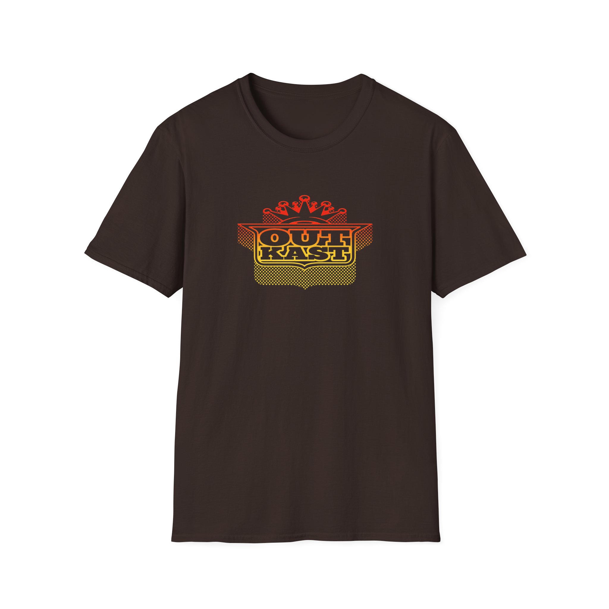 Outkast Gold Dot Logo Unisex Softstyle T-Shirt - Image 3