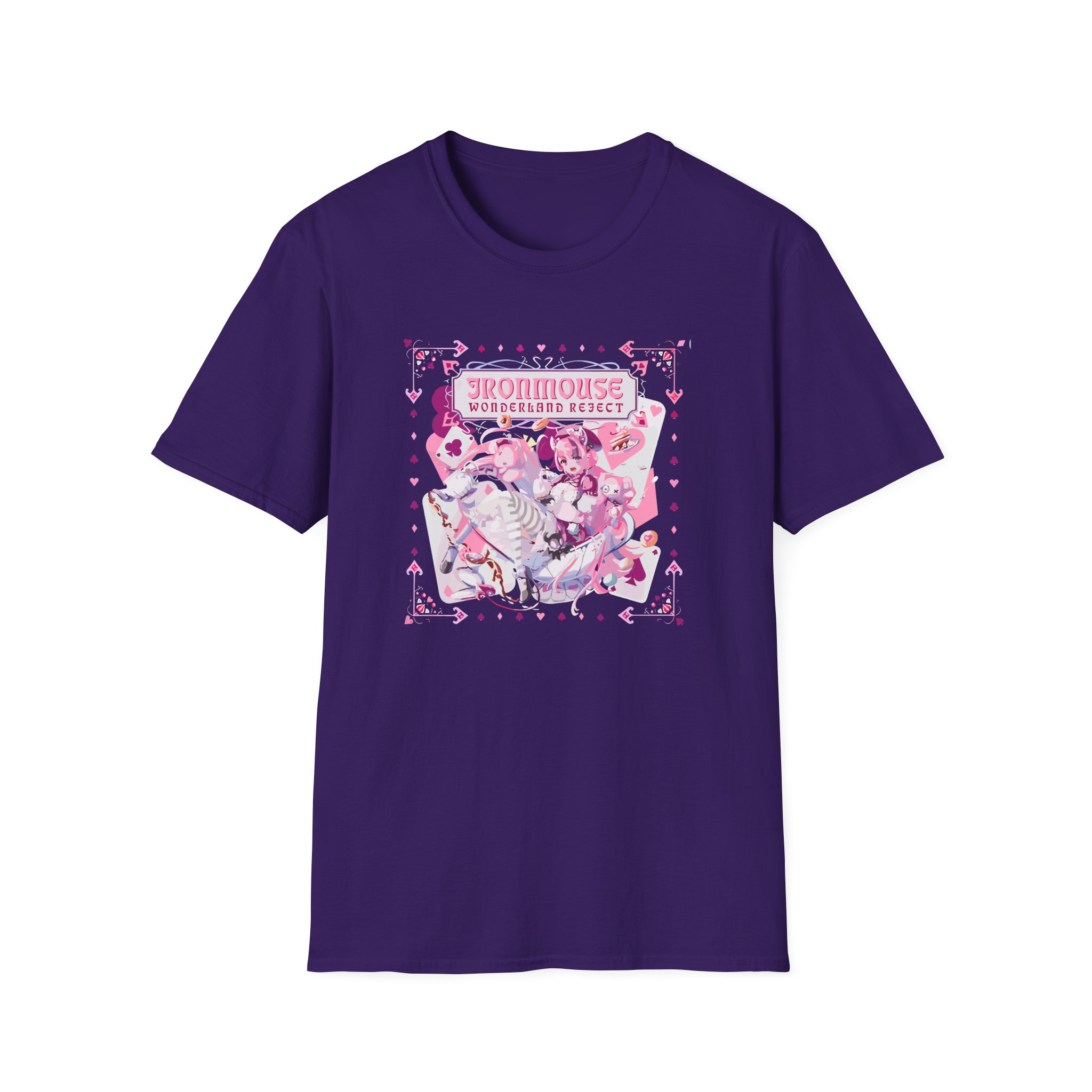 Ironmouse Wonderland Reject Unisex Softstyle T-Shirt - Image 13
