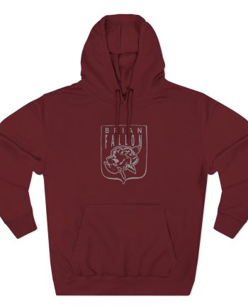 Brian Fallon Rose Three-Panel Fleece Hoodie