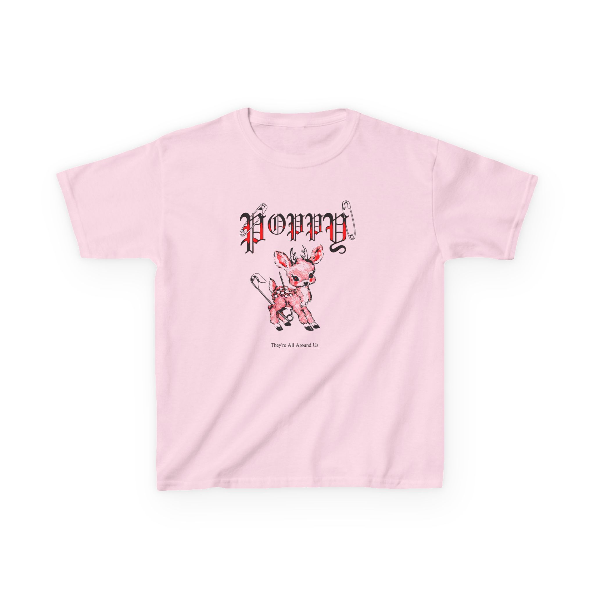 Kids Poppy Deer Heavy Cotton™ Tee - Image 11