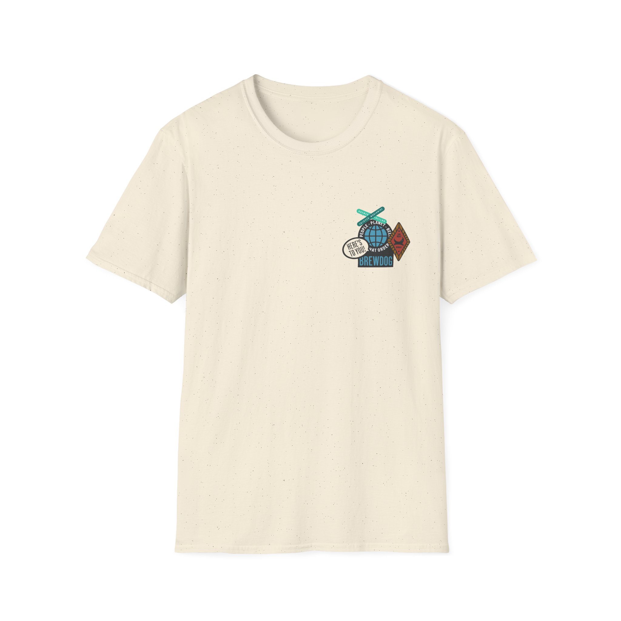 Brewdog Punk Sticker Unisex Softstyle T-Shirt - Image 11