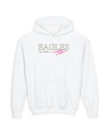 Youth The Eagles Hotel California Las Vegas 2019 Heavy Blend Hooded Sweatshirt