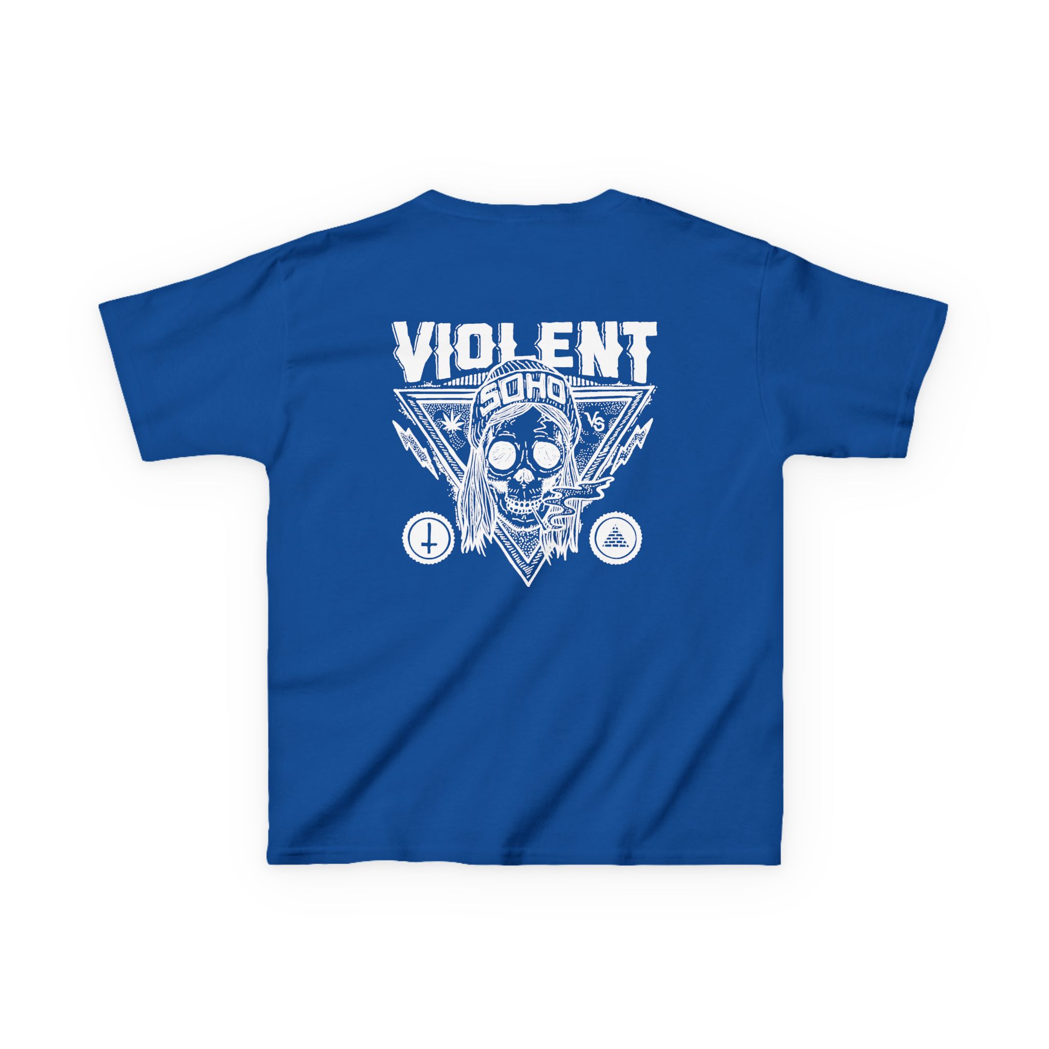 Violent Soho Blazin Skull Kids Heavy Cotton™ Tee - Image 10