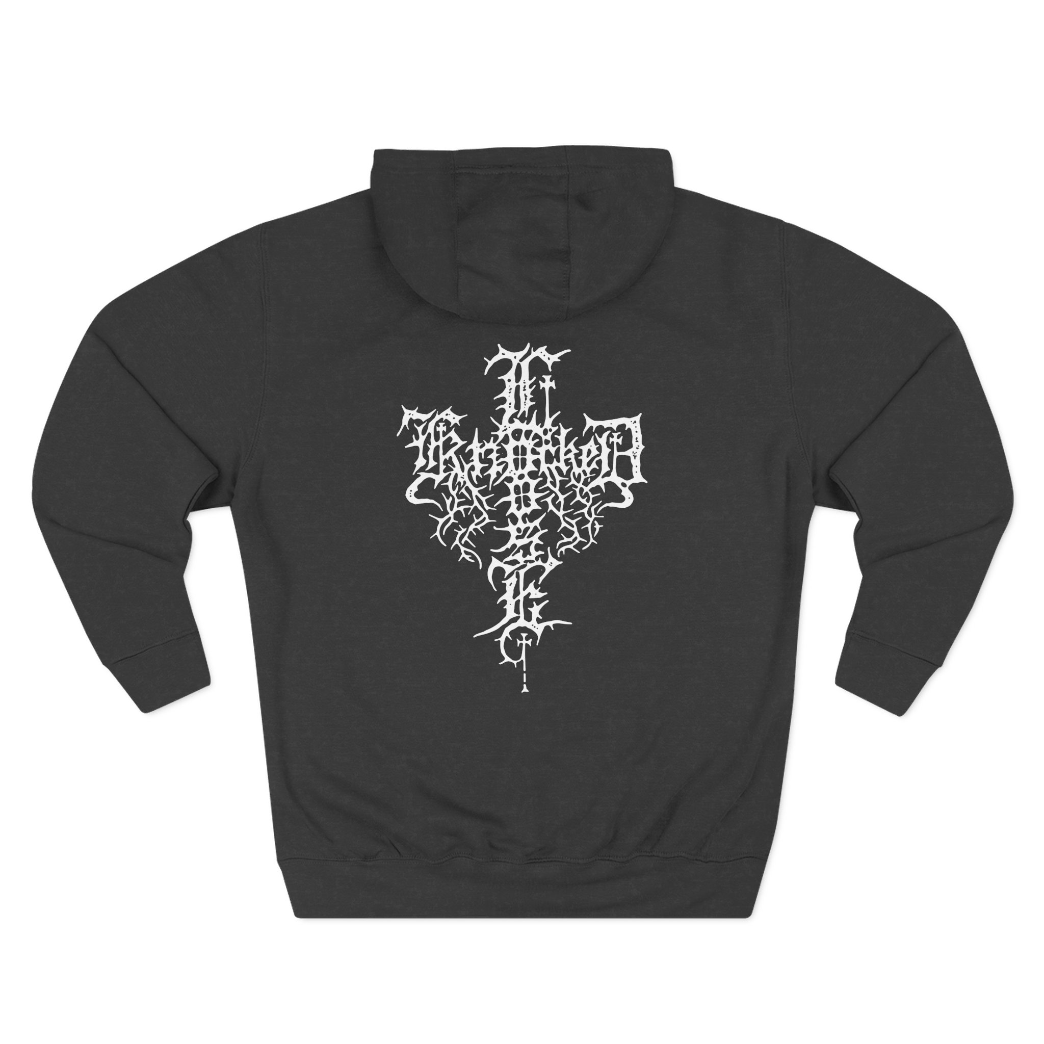 Knocked Loose Horse Cross Three-Panel Fleece Hoodie - Image 4