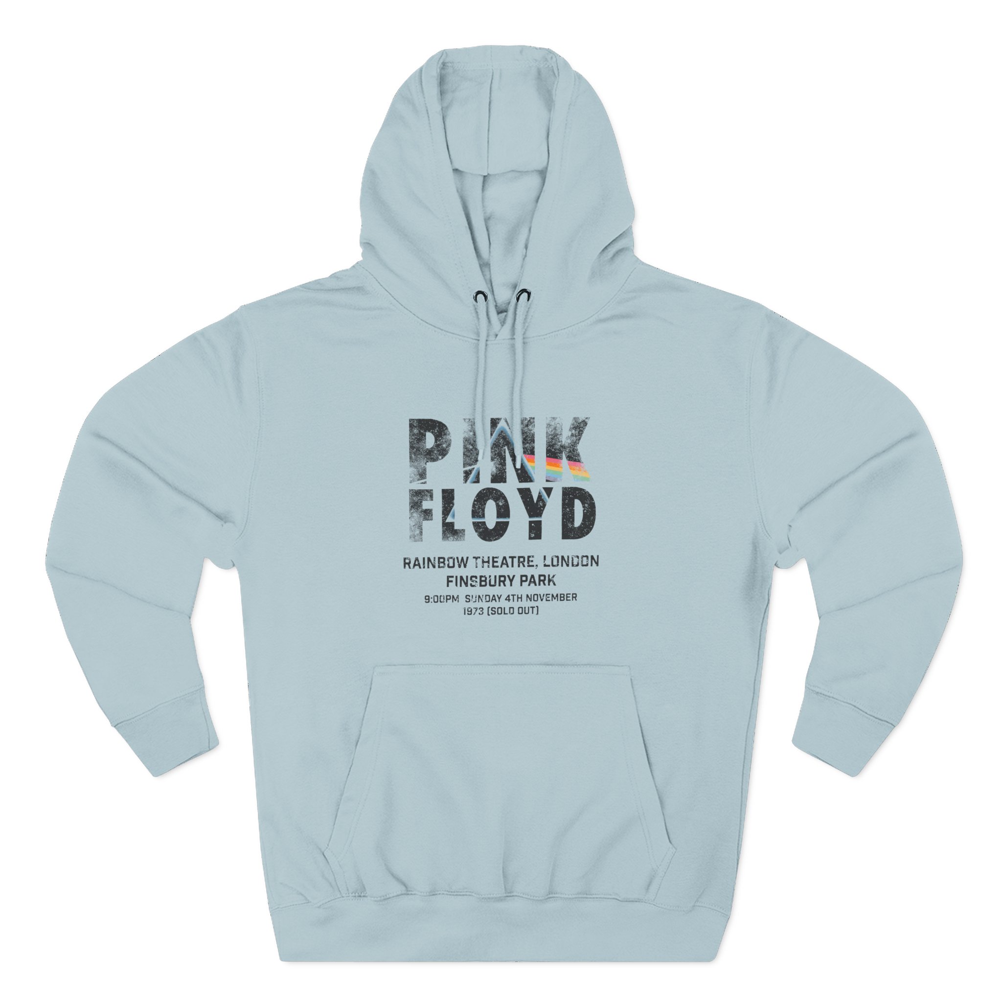 Pink Floyd Rainbow Three-Panel Fleece Hoodie - Image 11