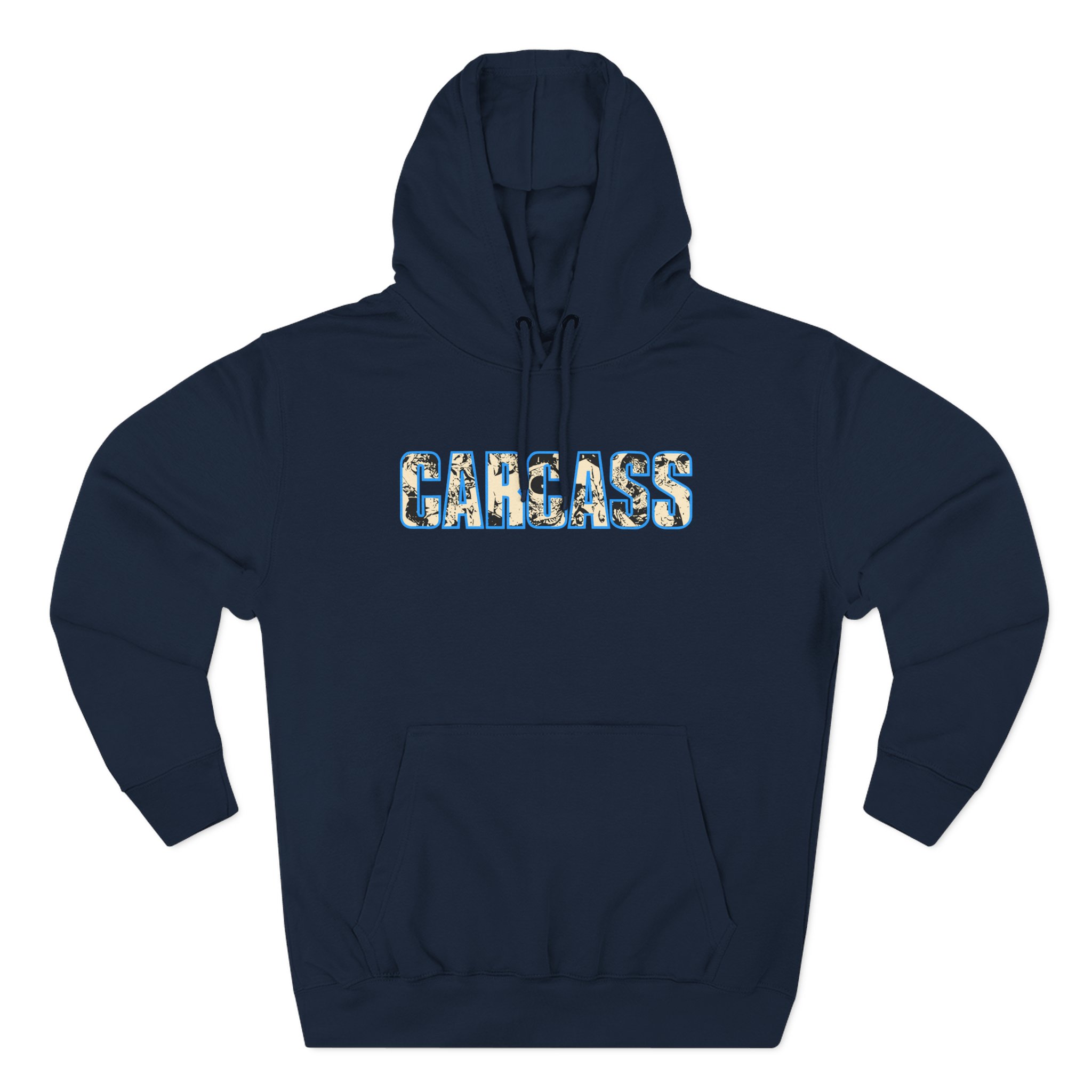 Carcass Head & Tools Three-Panel Fleece Hoodie - Image 15