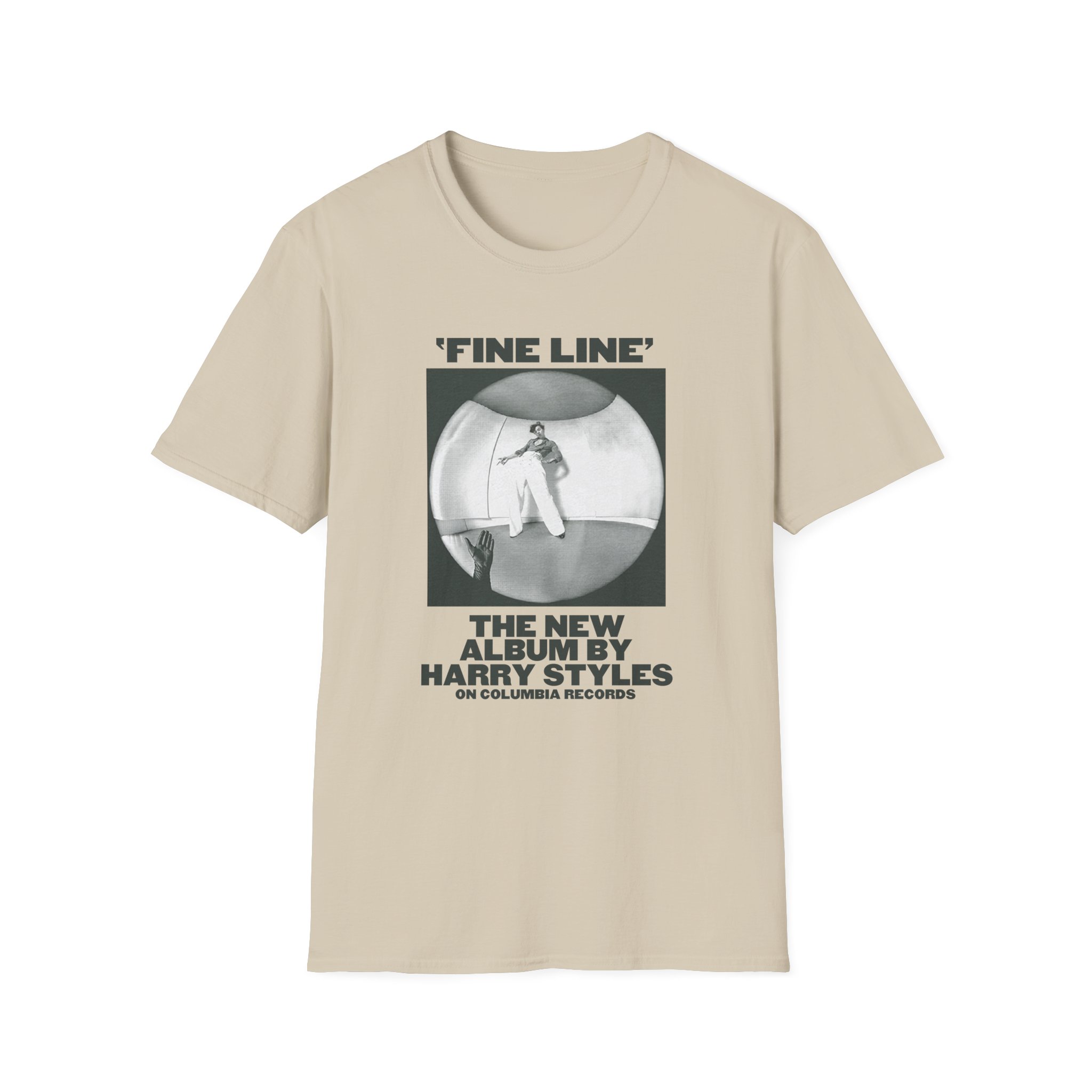 Love on Tour Fine Line Unisex Softstyle T-Shirt - Image 3