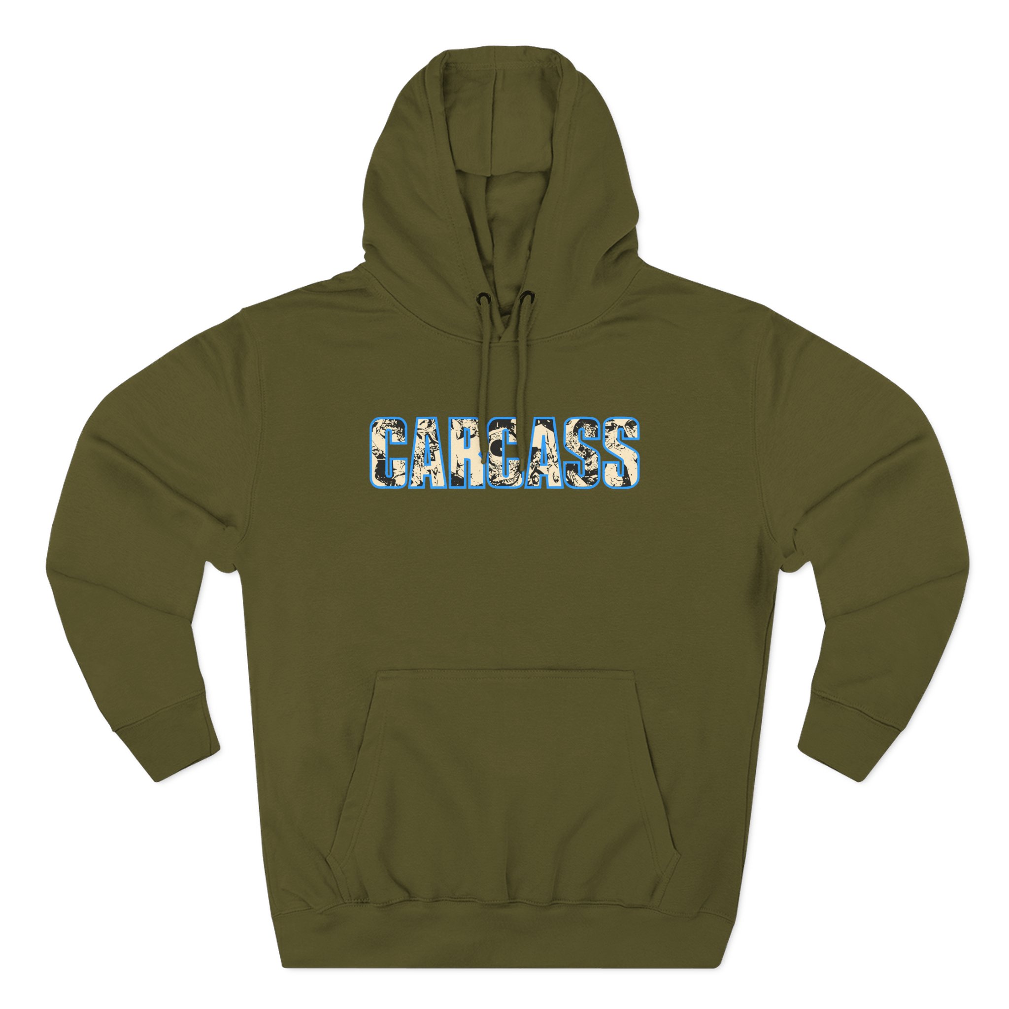 Carcass Head & Tools Three-Panel Fleece Hoodie - Image 11
