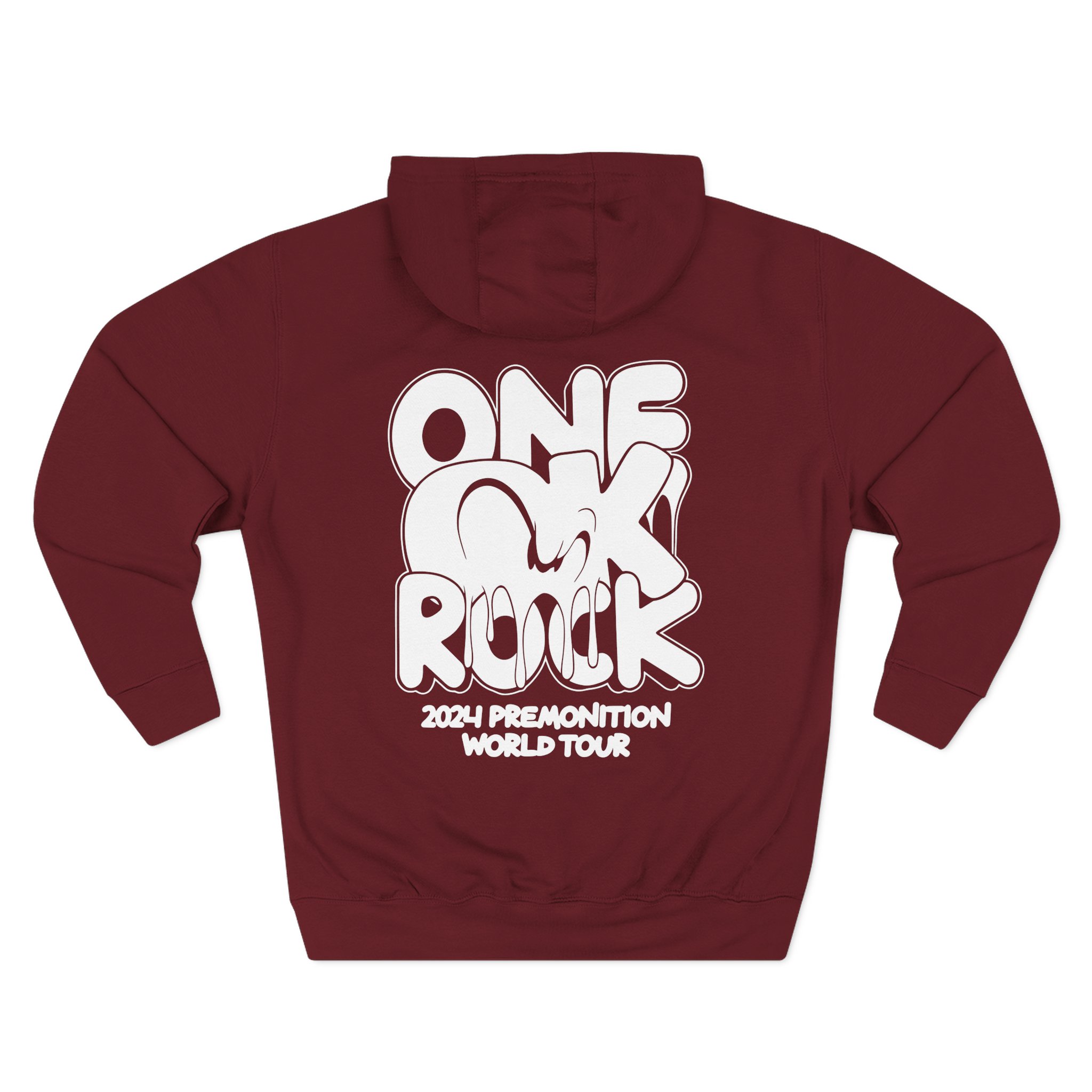 One Ok Rock Premonition World Tour Three-Panel Fleece Hoodie - Image 12