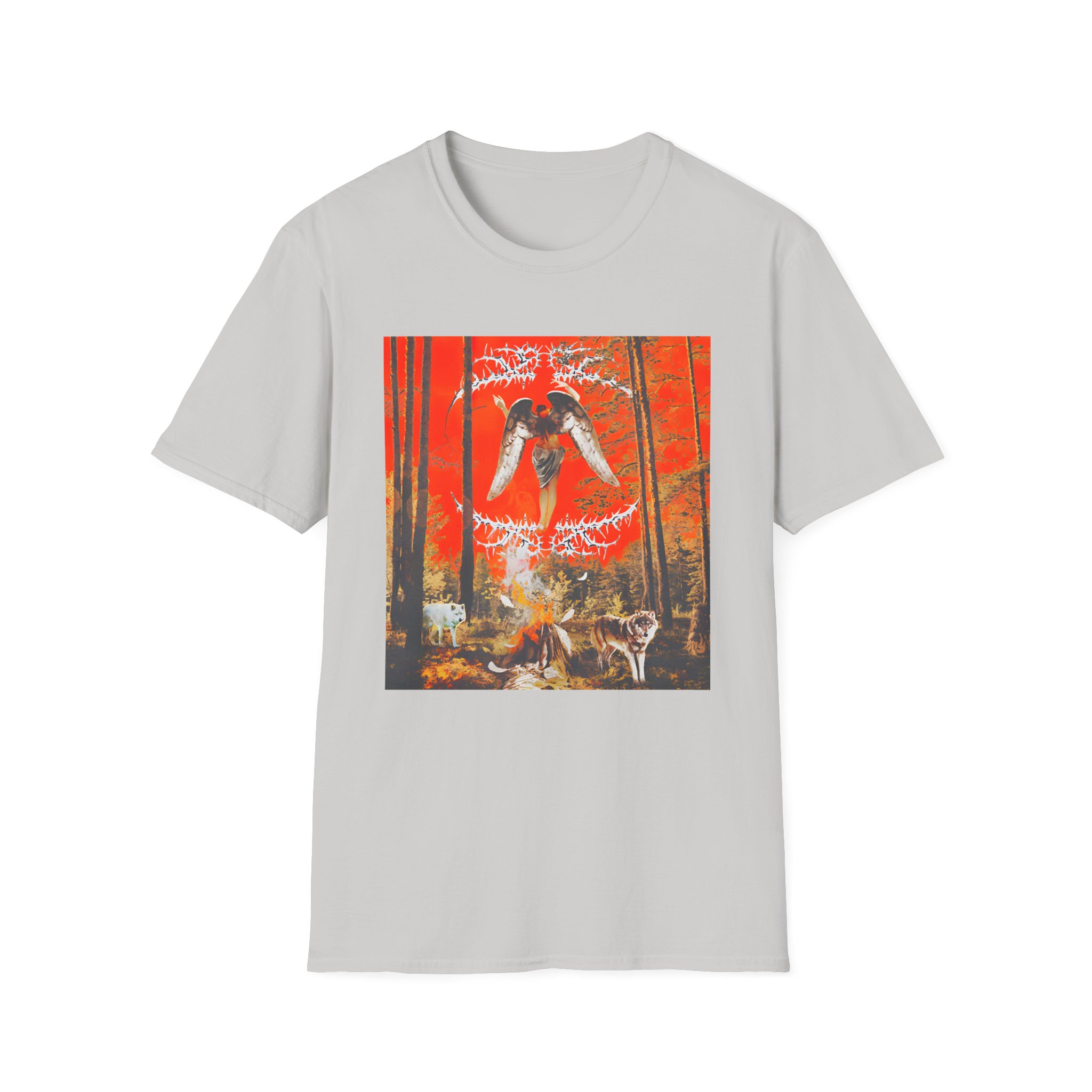 Knocked Loose Upon Loss Wolves Unisex Softstyle T-shirt - Image 7