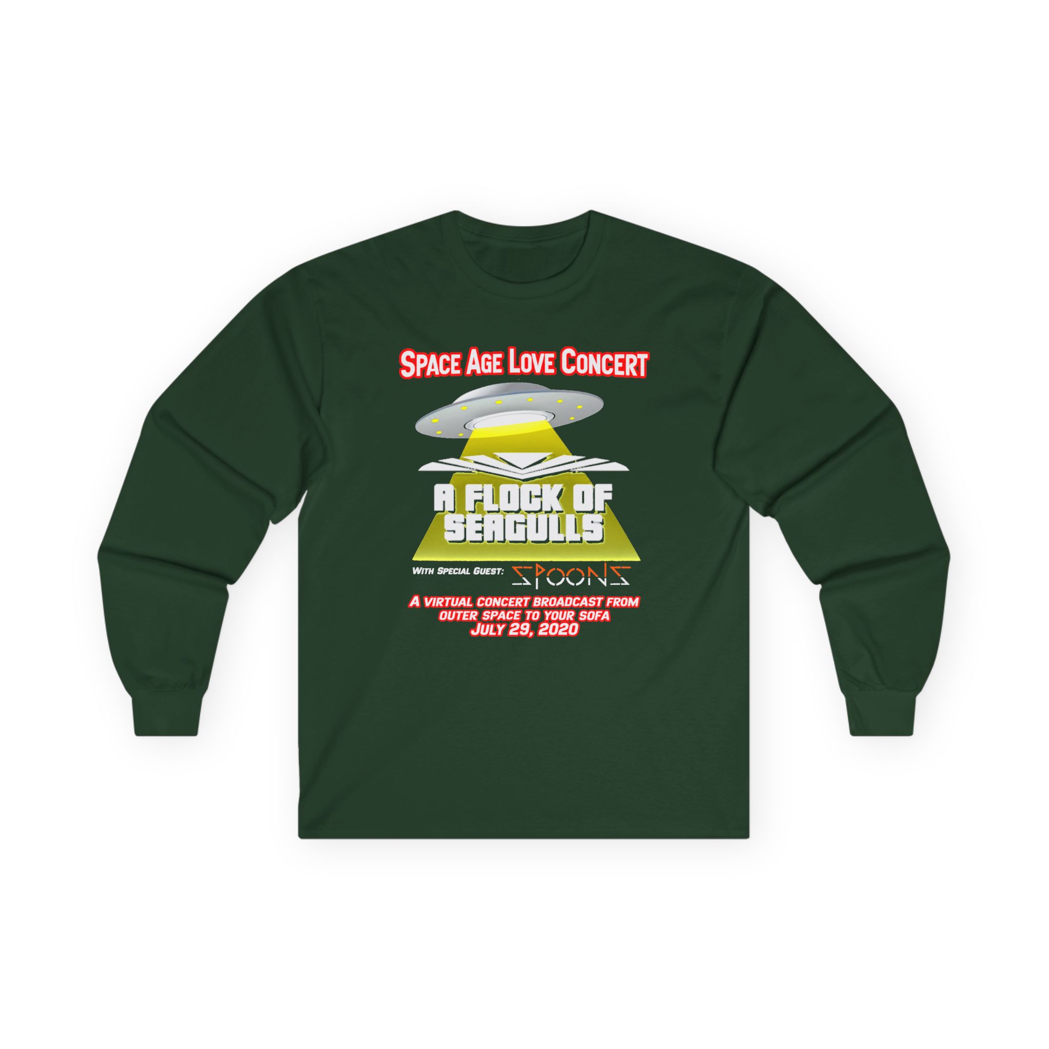 A Flock of Seagulls Space Age Love Concert Unisex Ultra Cotton Long Sleeve Tee - Image 5