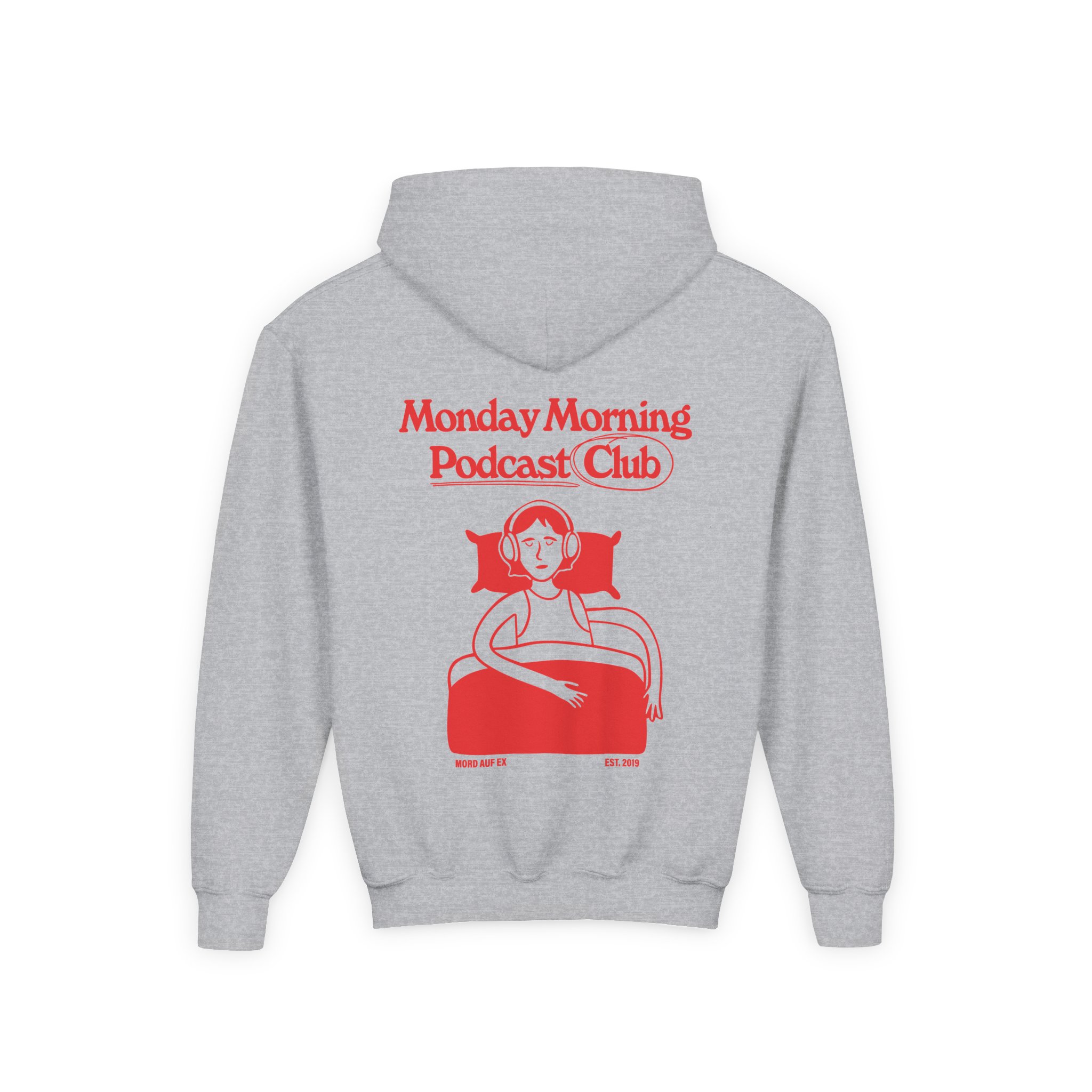 Youth Mord Auf Ex Monday Club Heavy Blend Hooded Sweatshirt - Image 4