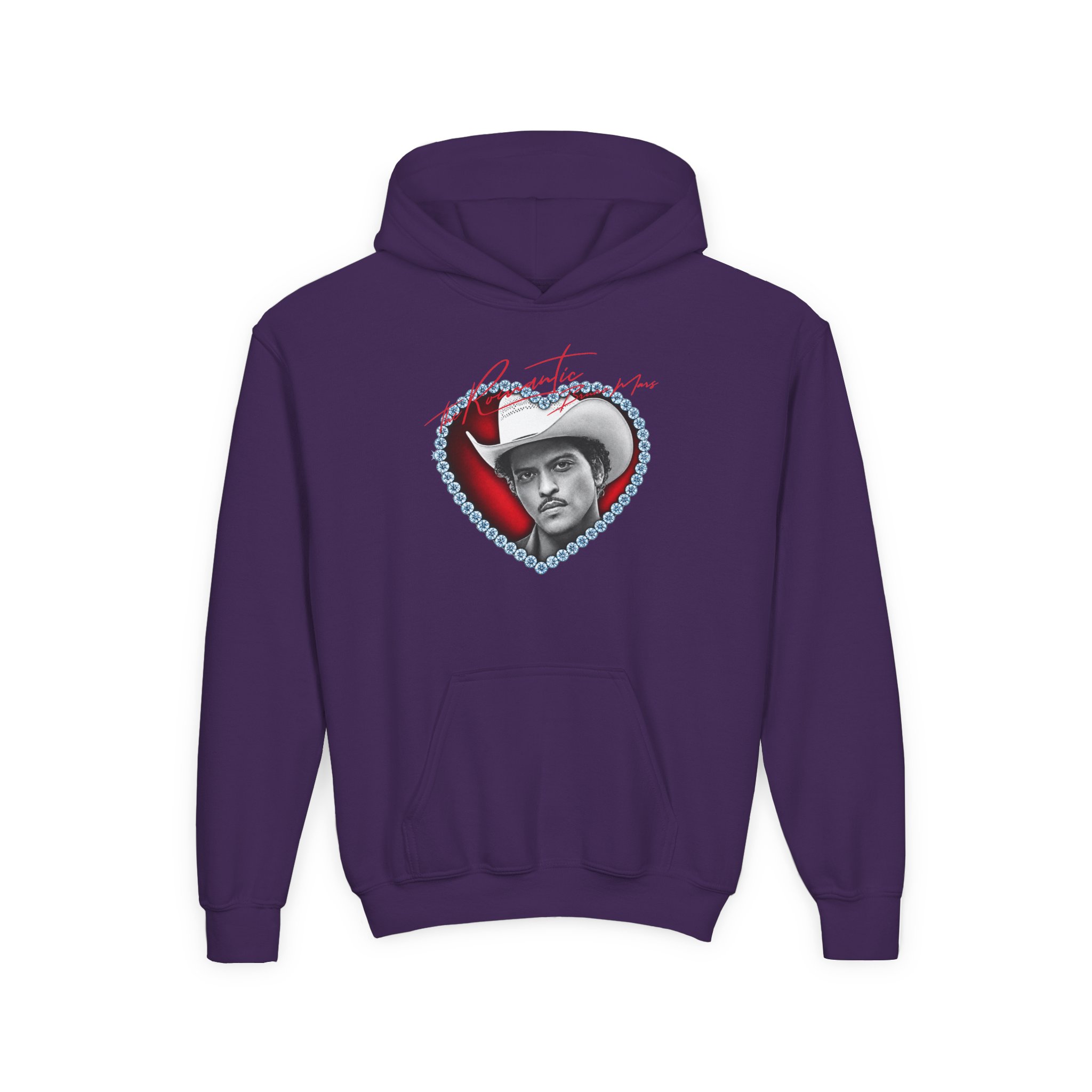 Bruno Mars Win Your Heart Youth Heavy Blend Hooded Sweatshirt - Image 9