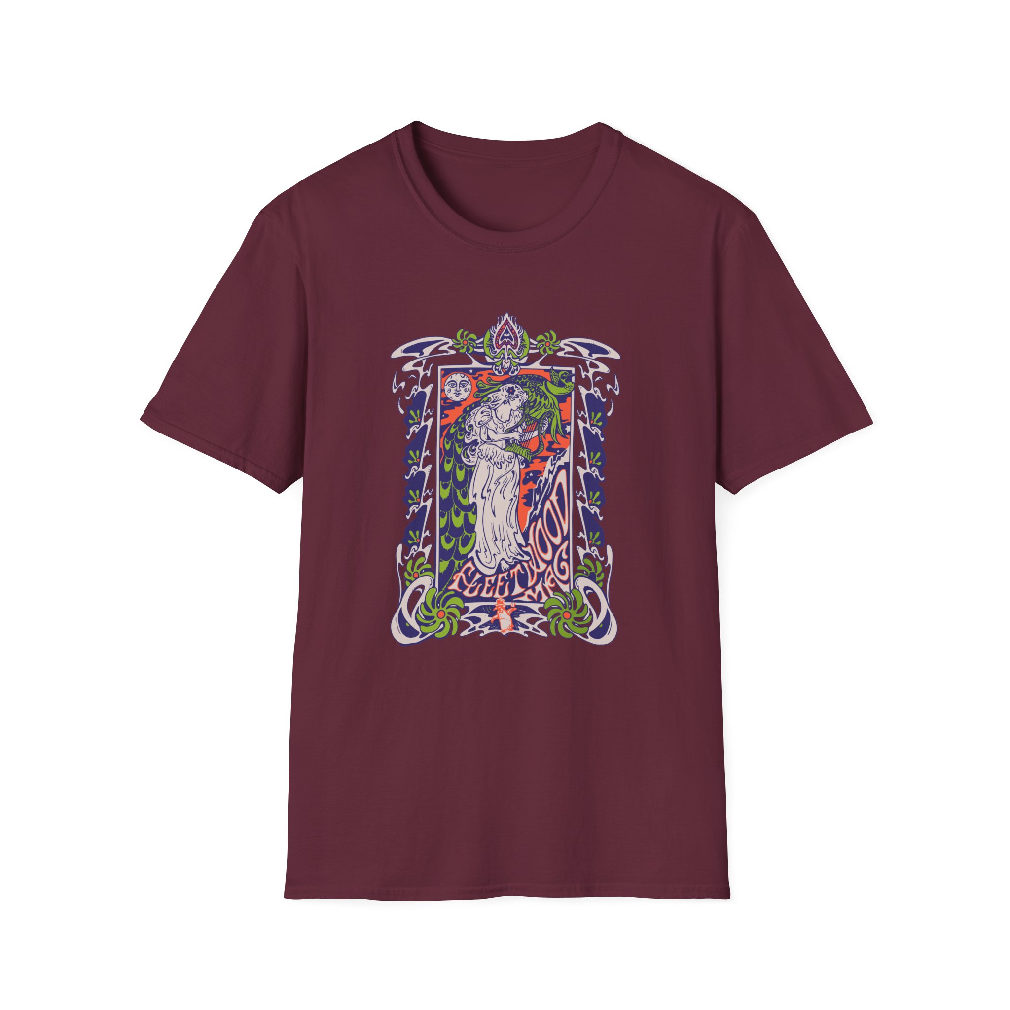 Fleetwood Mac Lady Lyre Unisex Softstyle T-Shirt - Image 5