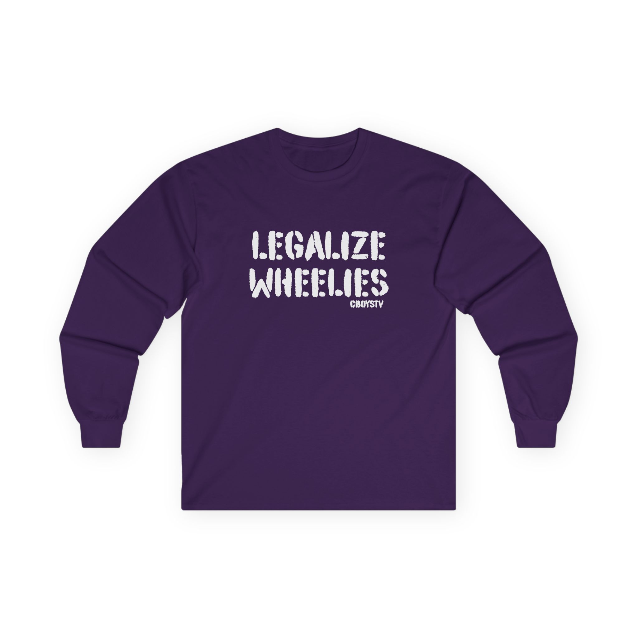 Cboystv Legalize Wheelies Unisex Ultra Cotton Long Sleeve Tee - Image 15
