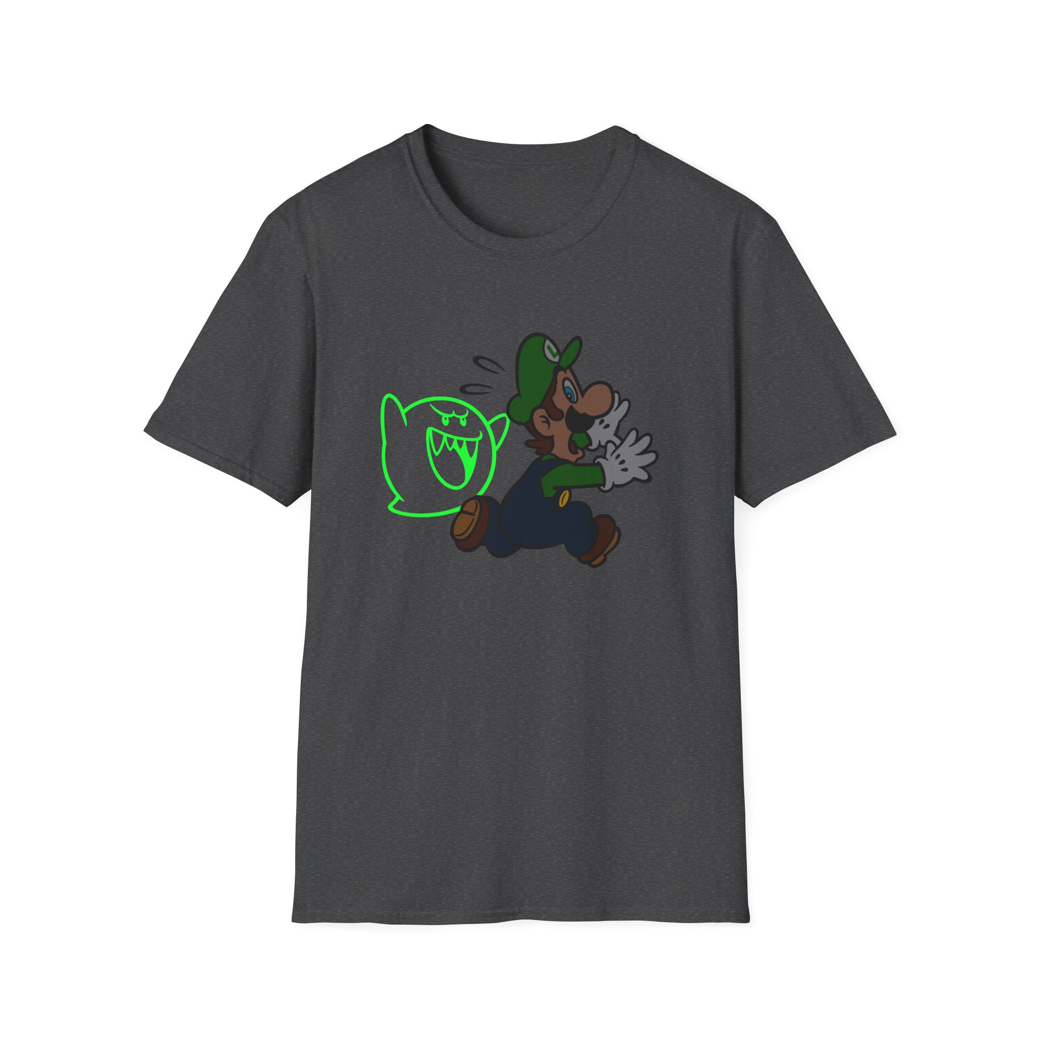 NTD Luigi™ and Boo Unisex Softstyle T-Shirt - Image 15