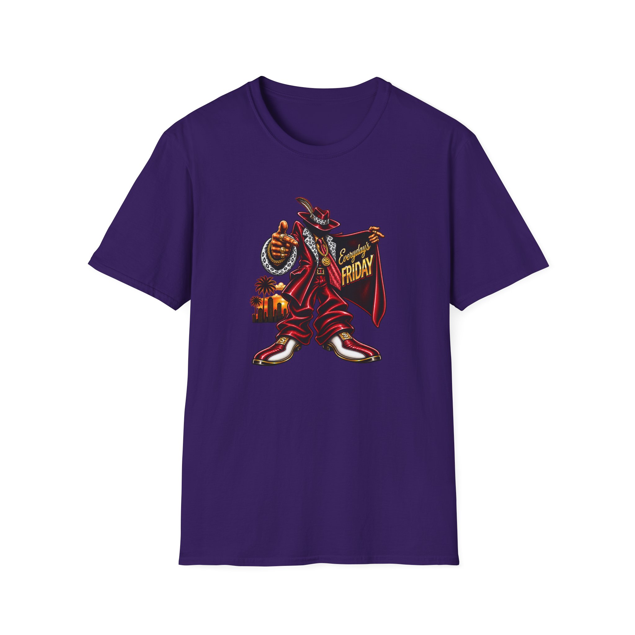 Ice Cube Pimp Unisex Softstyle T-Shirt - Image 27